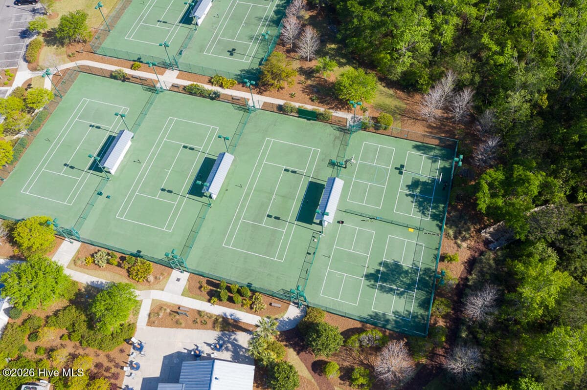 5 tennis and 10 pickleball courts in BF - 2153 Forest View Circle, Leland, NC 28451
