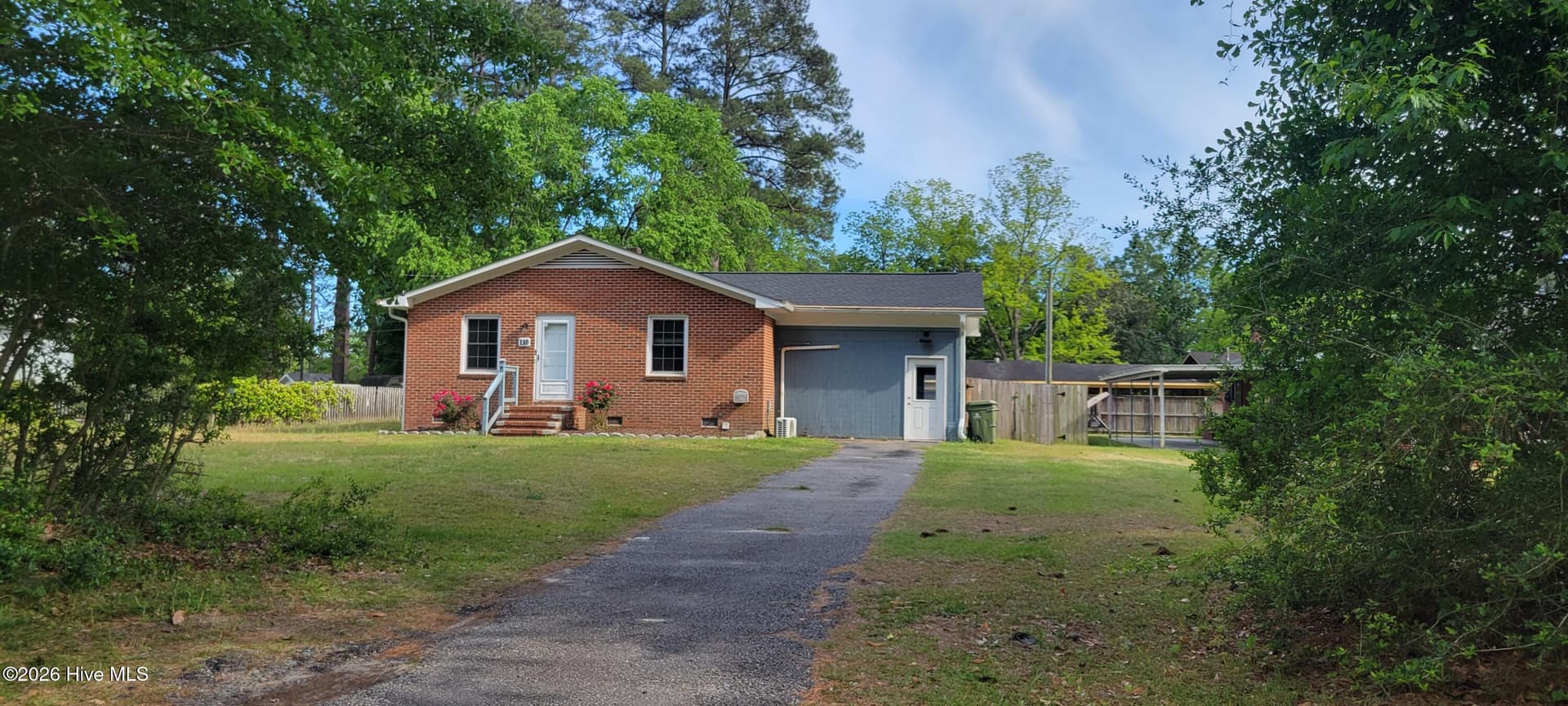 View from street - 110 Landon Drive, Washington, NC 27889