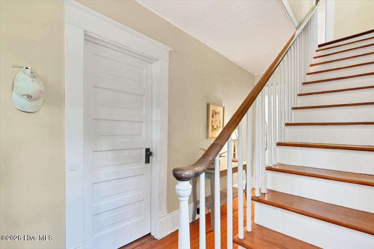 Entry and stairs to second story - 160 N Ridge Street, Southern Pines, NC 28387