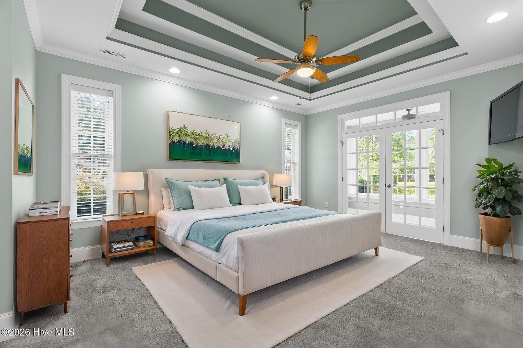 Primary Suite with AI generated Furniture - 461 Springwood Drive SE, Bolivia, NC 28422