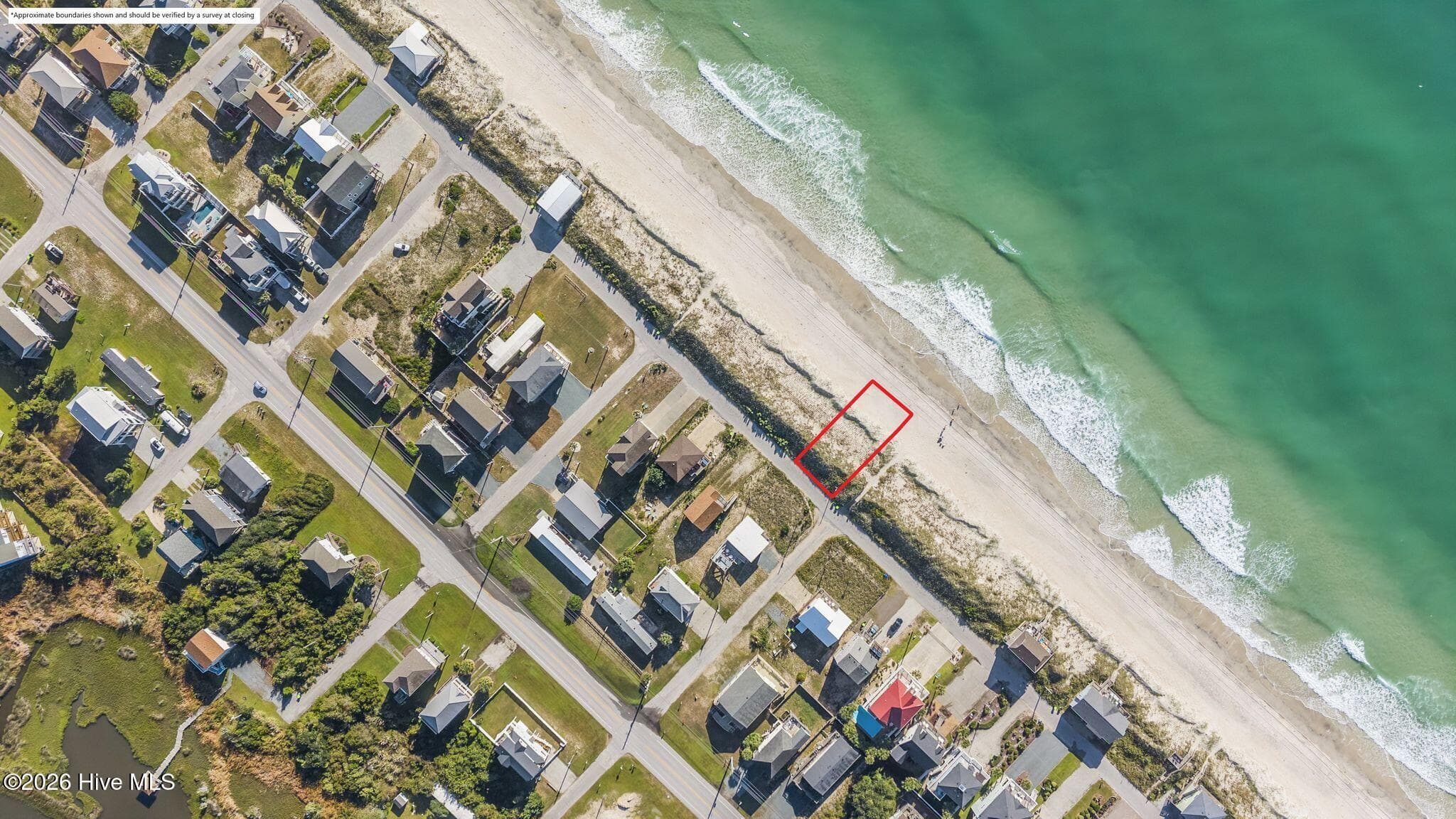 Lines shown are for illustration only and do not represent exact property boundaries. A survey should be obtained for verification. - 254 1 Topsail Road, North Topsail Beach, NC 28460