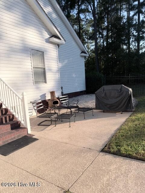 Back Patio - 138 Trestle Street, Hamlet, NC 28345