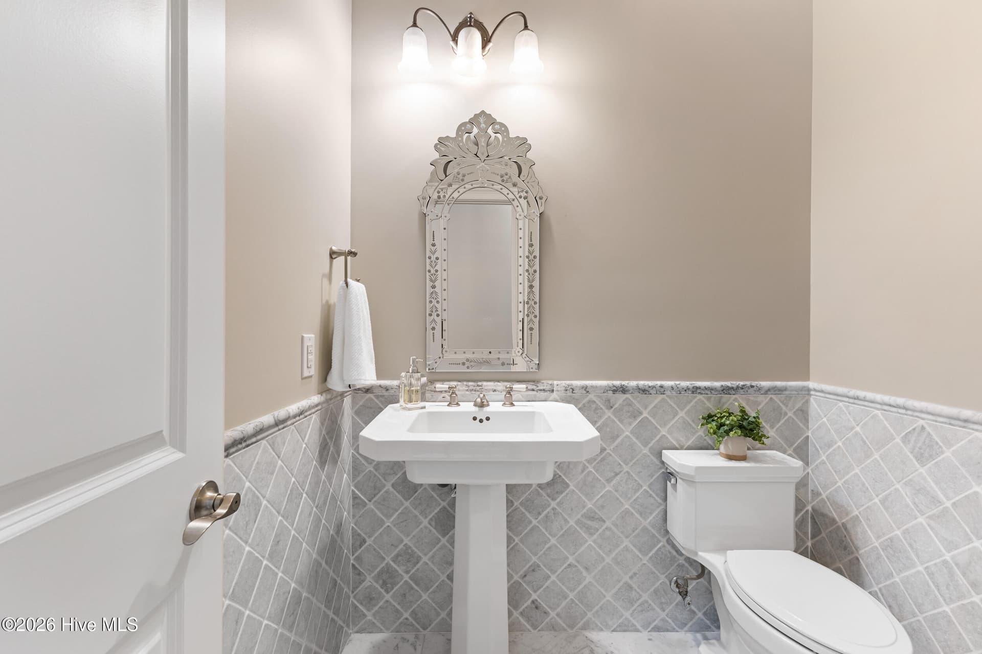 Hall Powder Room- First Floor - 439 Whitebridge Road, Hampstead, NC 28443