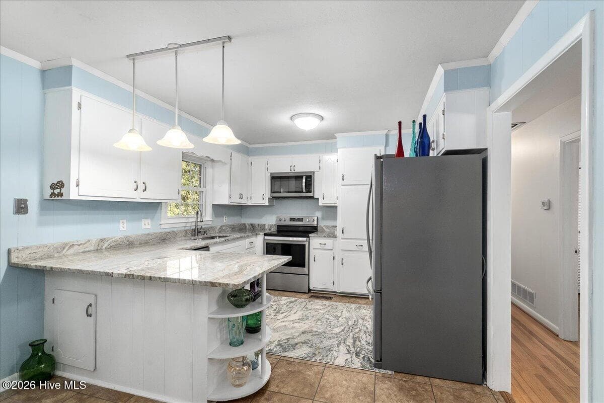 Kitchen with fantasy brown counters - 1912 Coulter Drive, North Augusta, SC 29841