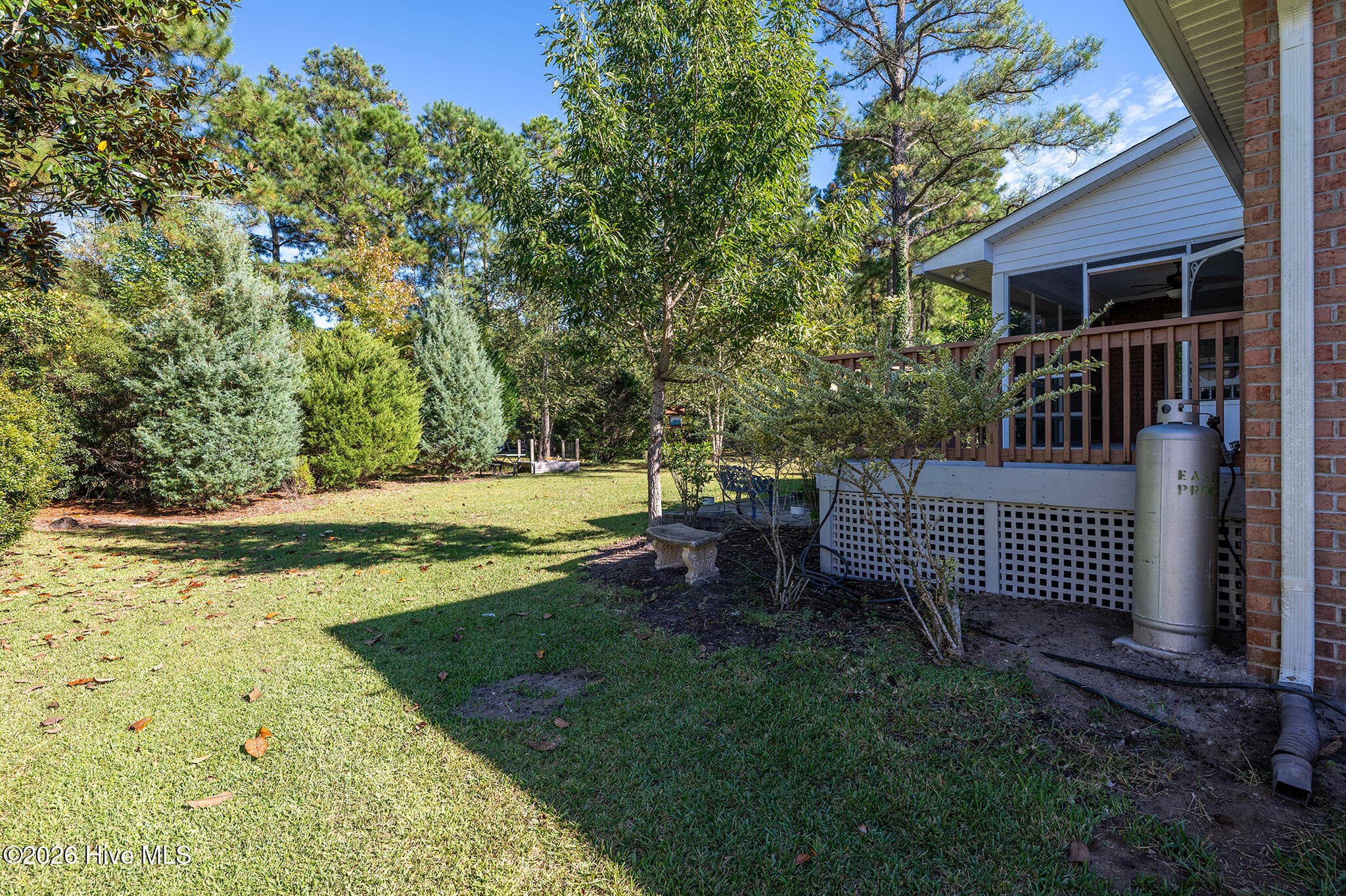 Back Yard - 5505 Blackbeard Lane, New Bern, NC 28560
