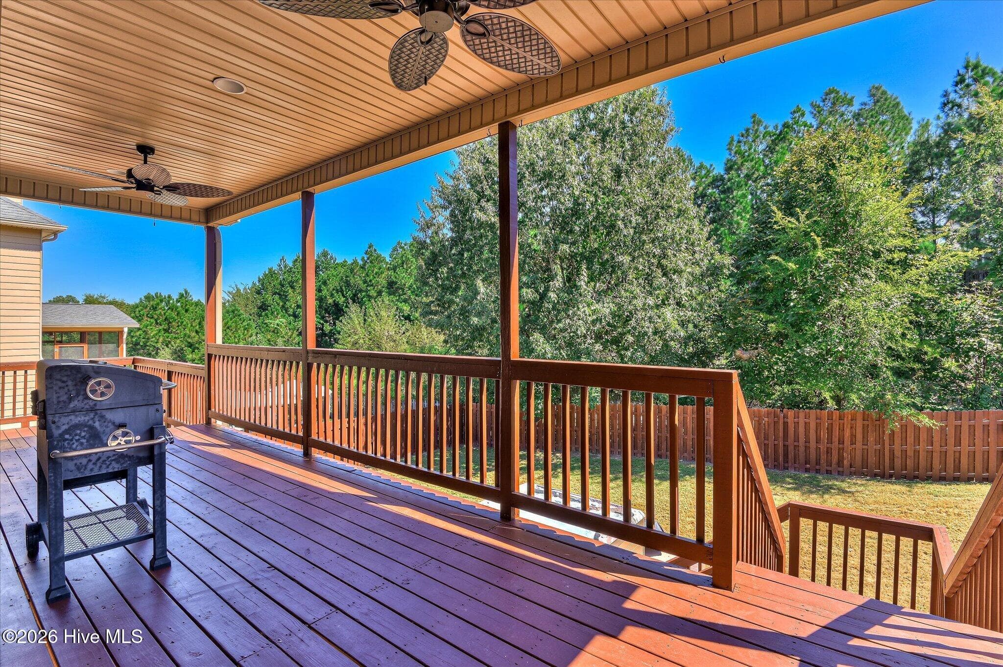 BACK DECK (GRILL DOES NOT CONVEY) - 552 Oconee Circle, Evans, GA 30809
