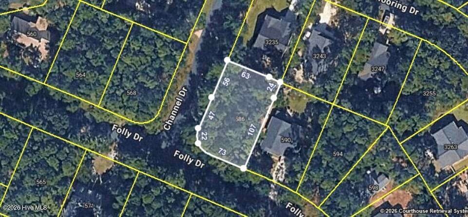 Residential Lot at 586 Folly Drive SE, Bolivia, NC 28422, photo 10 of 11
