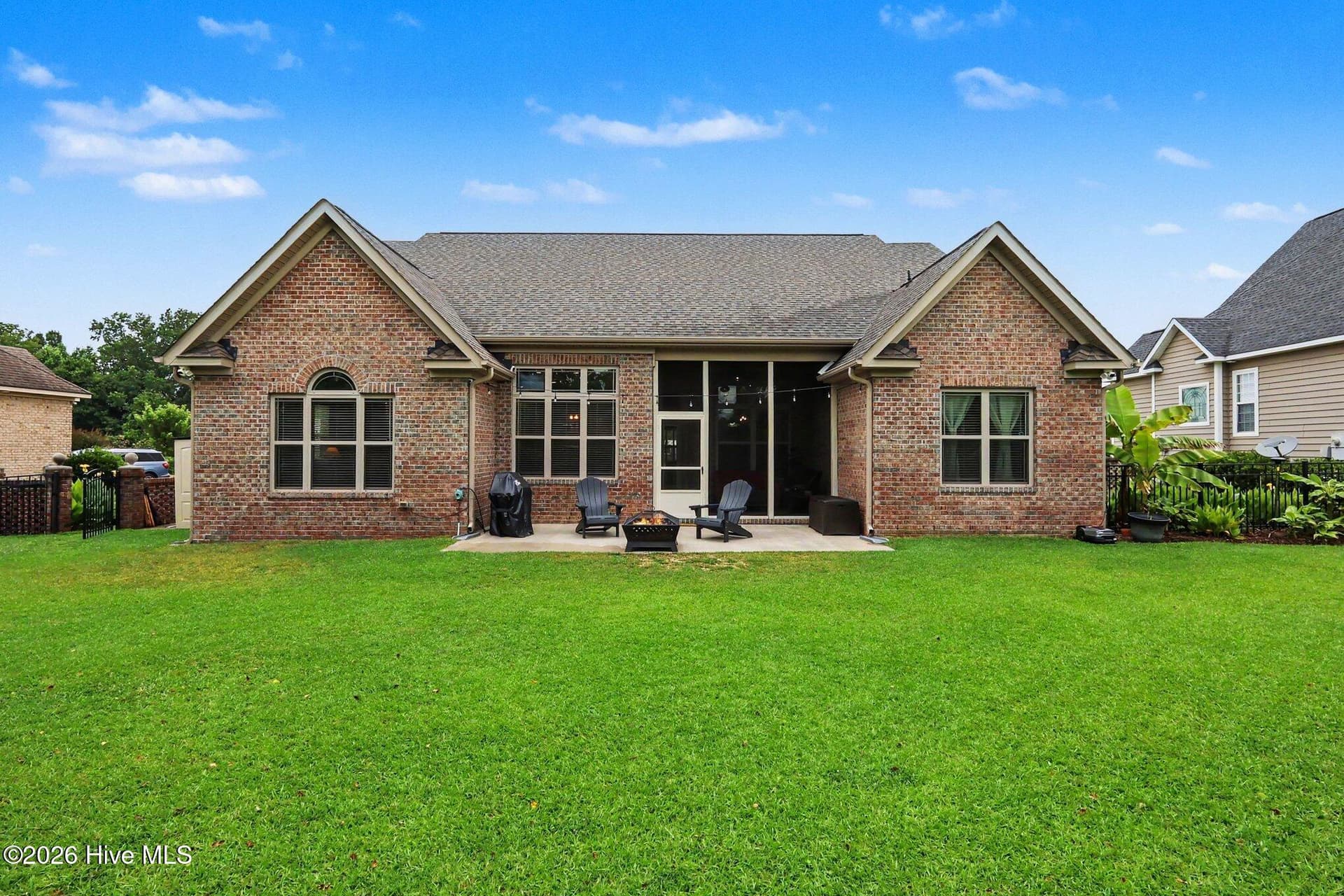 View from fenced backyard - 1404 Sunset Drive, Goldsboro, NC 27534