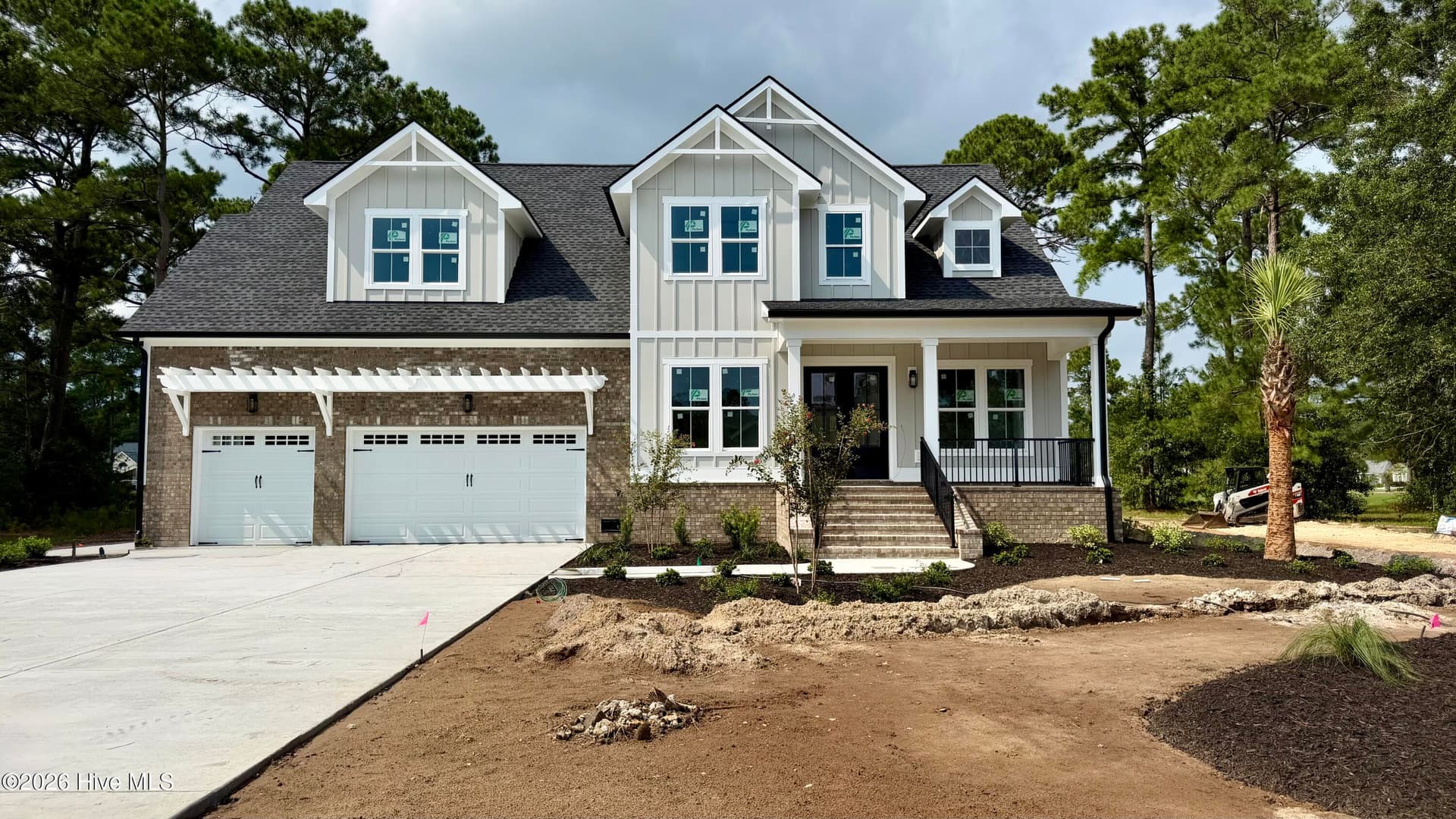 Front of home, under construction. - 550 Glenburnie Street NW, Calabash, NC 28467