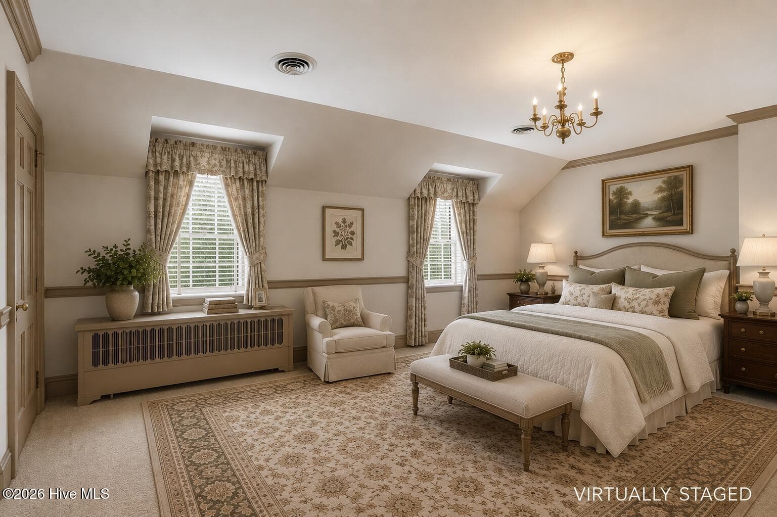 Virtually Staged - Owners Suite - 3400 S Jefferson Street, Fountain, NC 27829