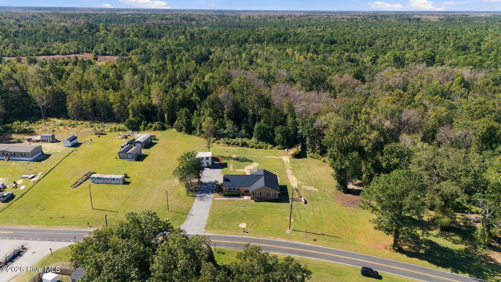 view from antioch rd - 1405 Antioch Road, New Bern, NC 28560