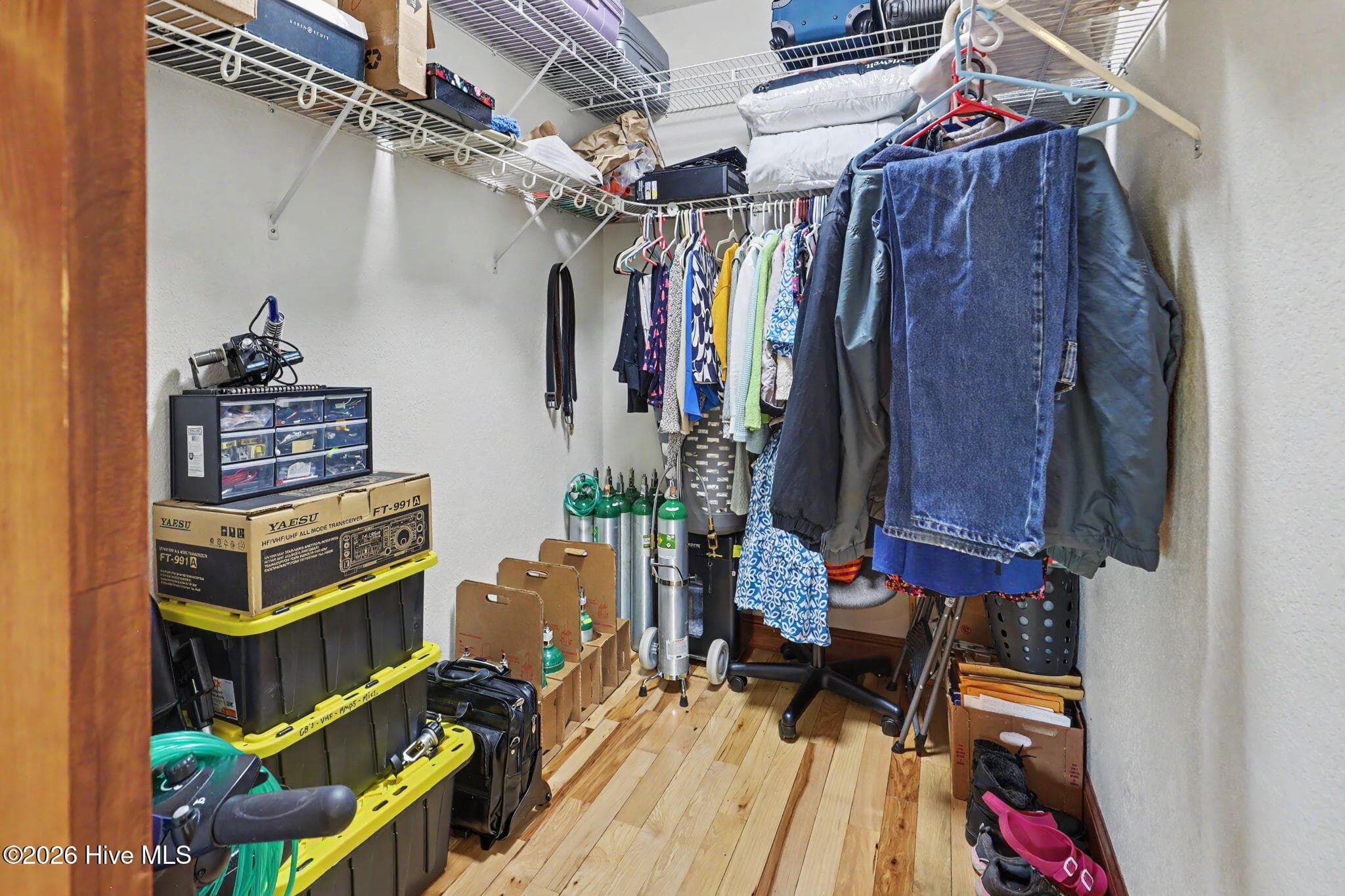 Generous walk-in closet provides excellent storage and organization. - 210 Majestic Drive, Hayesville, NC 28904
