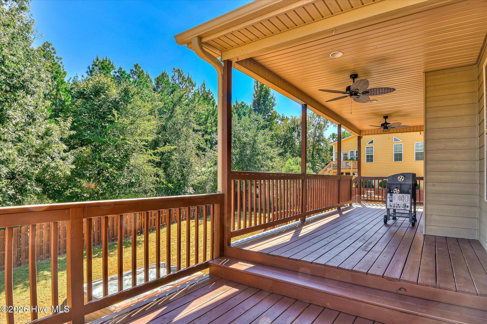 BACK DECK (GRILL DOES NOT CONVEY) - 552 Oconee Circle, Evans, GA 30809