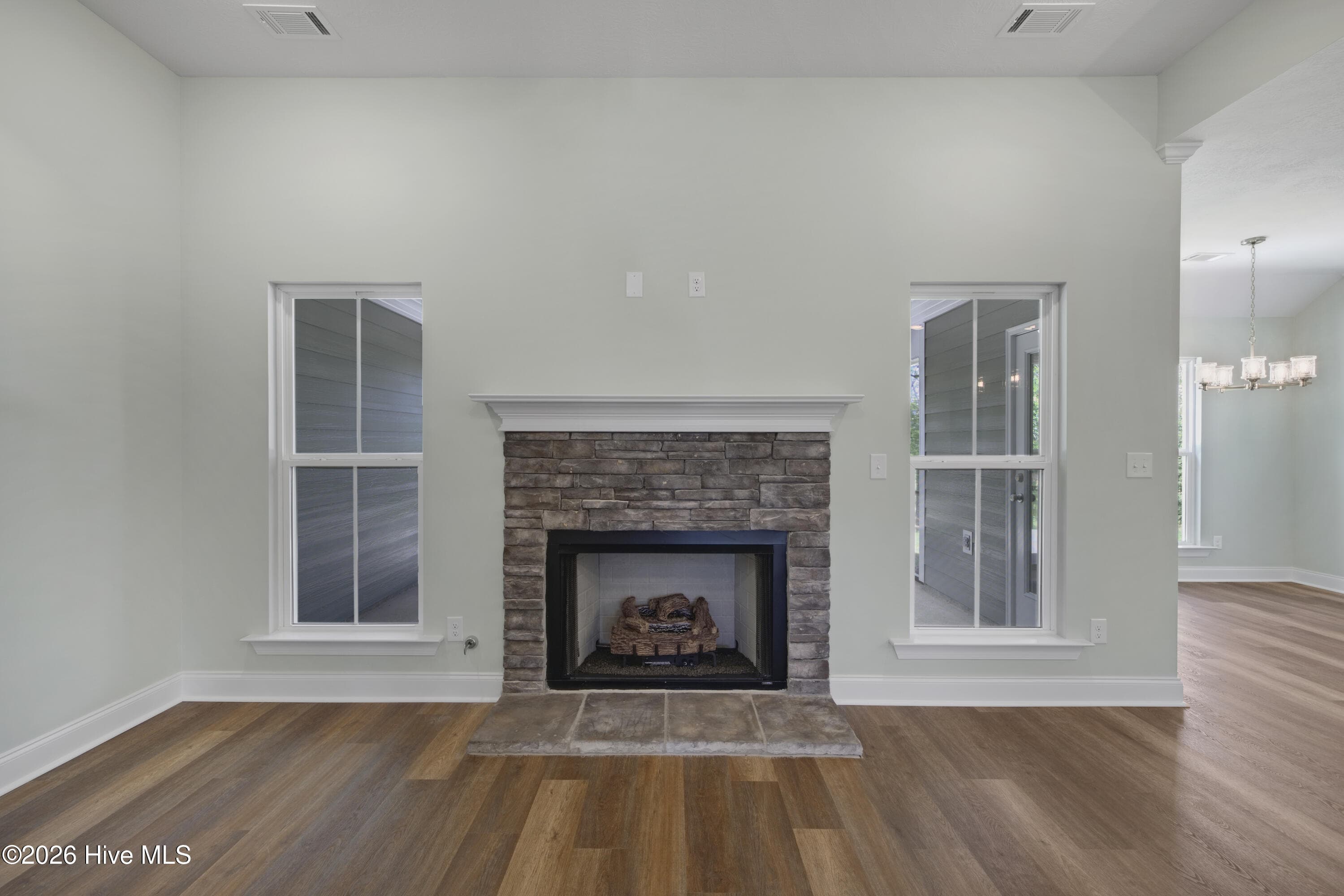 Gas fireplace - 1340 Bellingham Drive, Beech Island, SC 29842