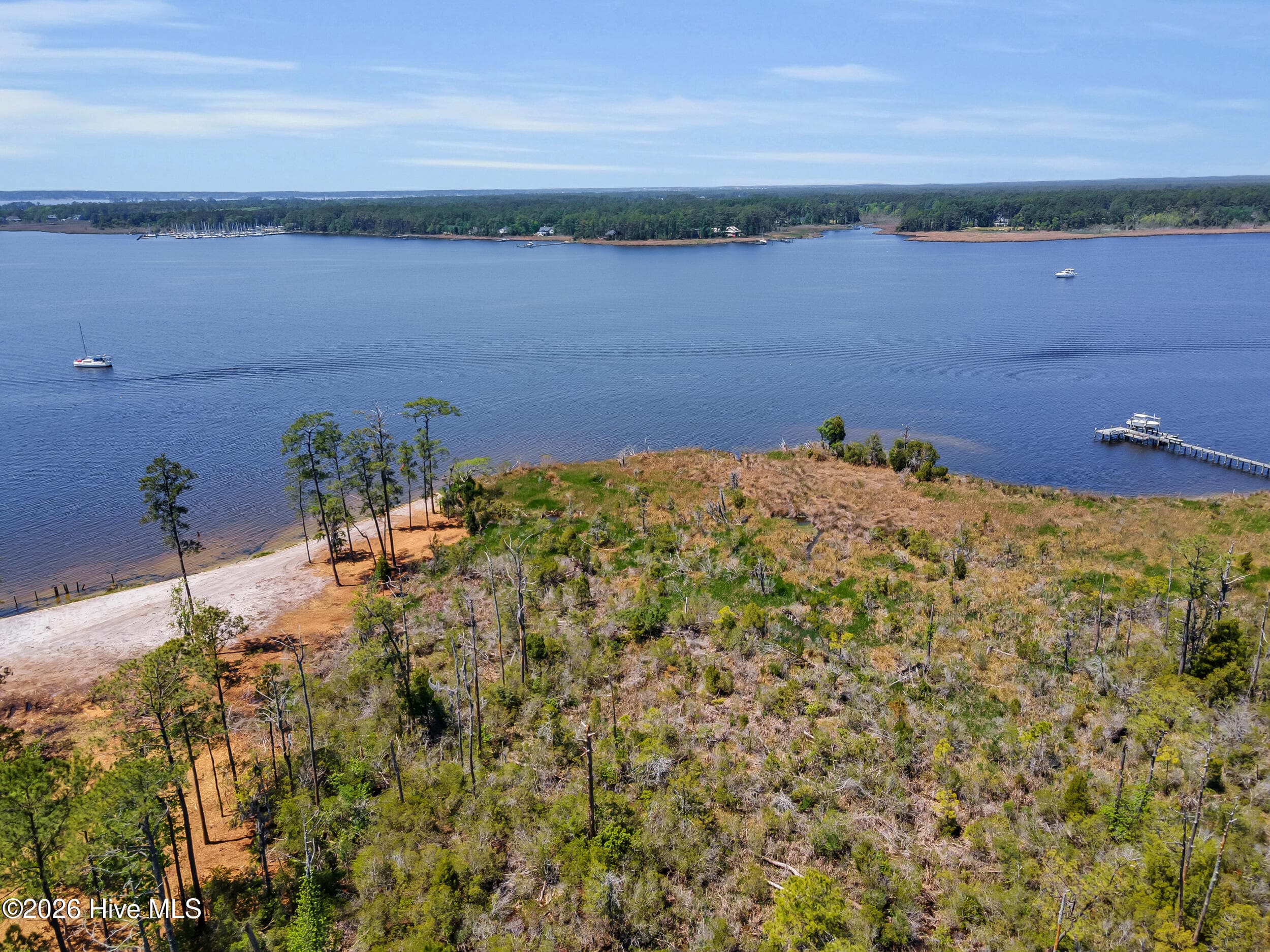 Aerial View / Waterview - 5430 Creek Pointe Road, New Bern, NC 28560