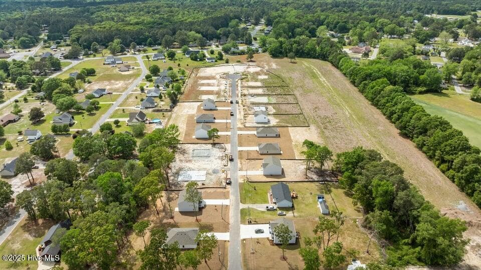 Aerial photos of Blair Ridge * Photos are not of actual home or interior features and are representative of floor plan only. * - 125 Claude Street Lot 46, La Grange, NC 28551