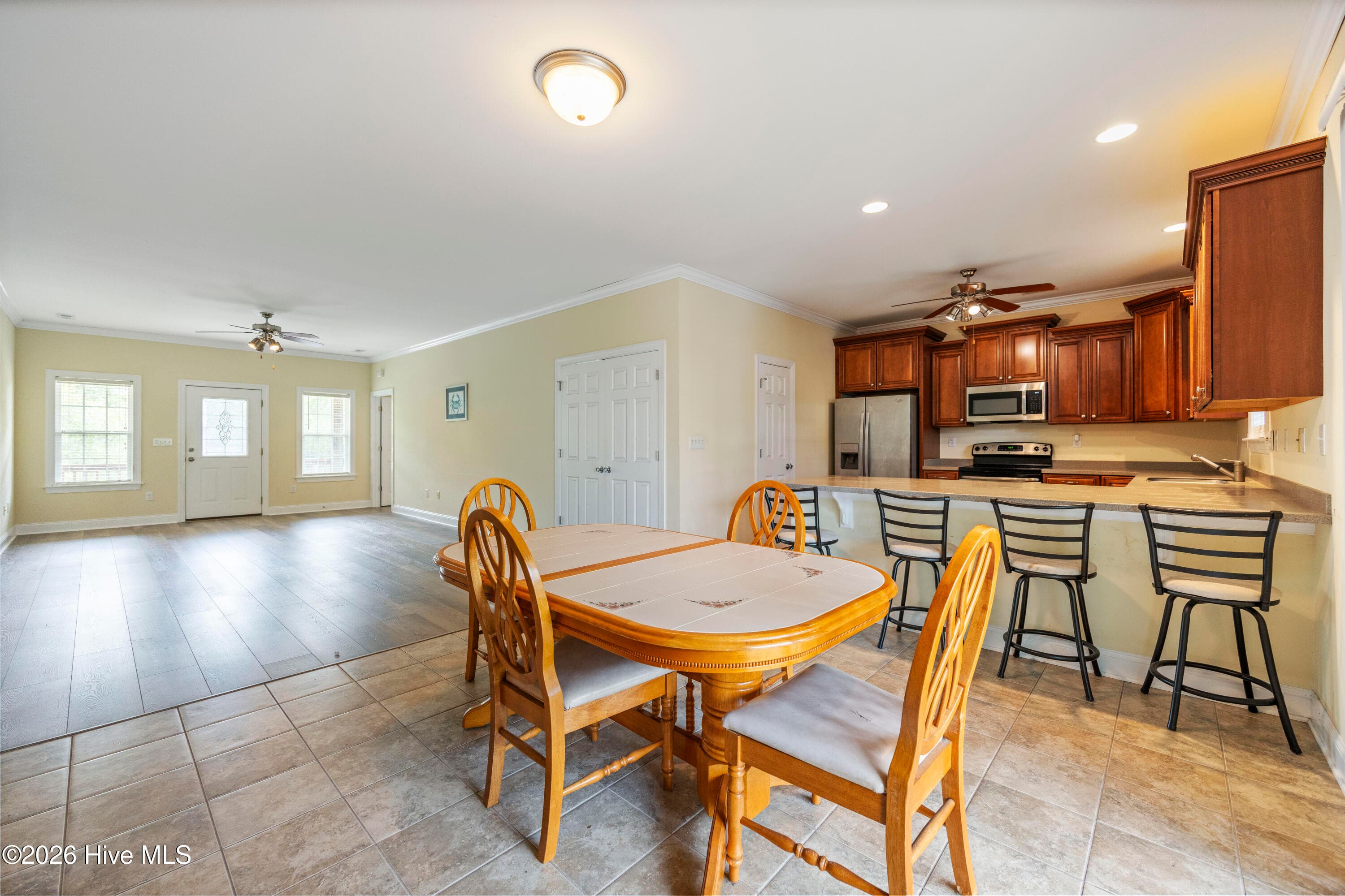 DINING ROOM, looking toward Kitchen - 225 NE 39th Street, Oak Island, NC 28465