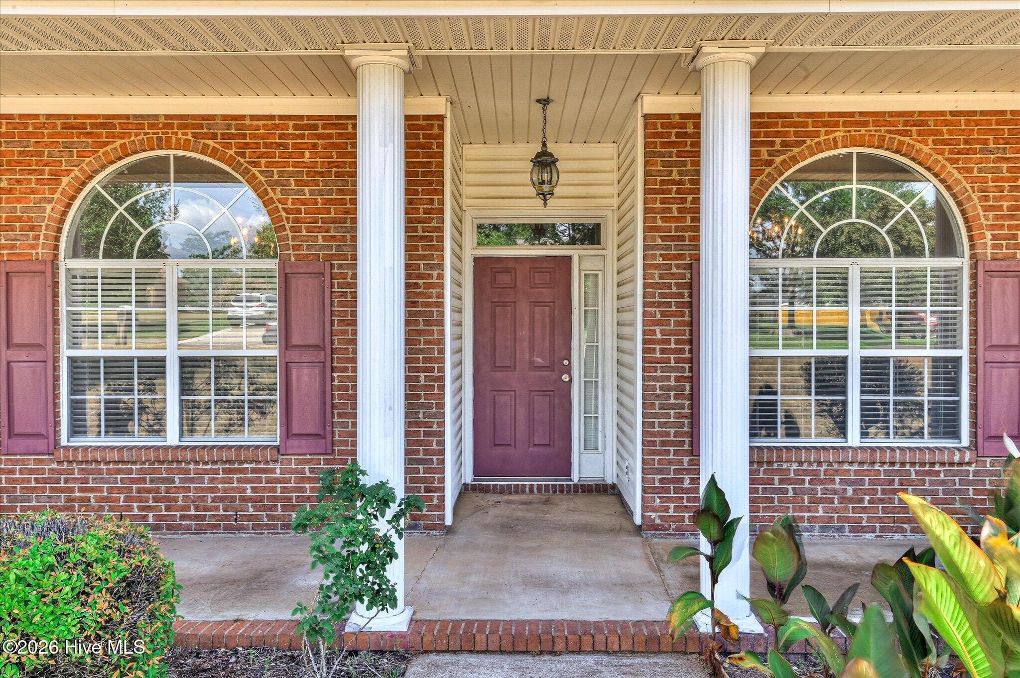 Beautiful front entrance with large porch - 2720 Spirit Creek Road, Hephzibah, GA 30815