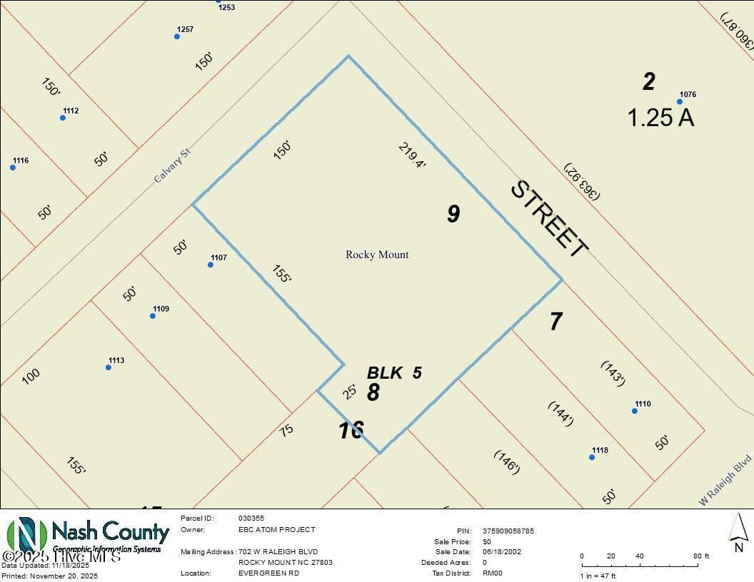 0 Evergreen Road, Rocky Mount, NC 27803