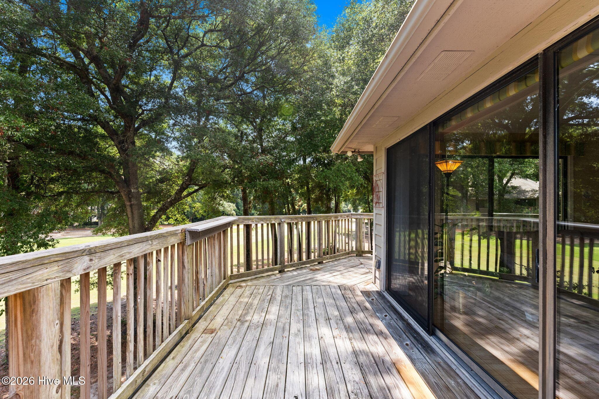 Plush green trees and fairway! - 804 Colony Place SW # F, Sunset Beach, NC 28468