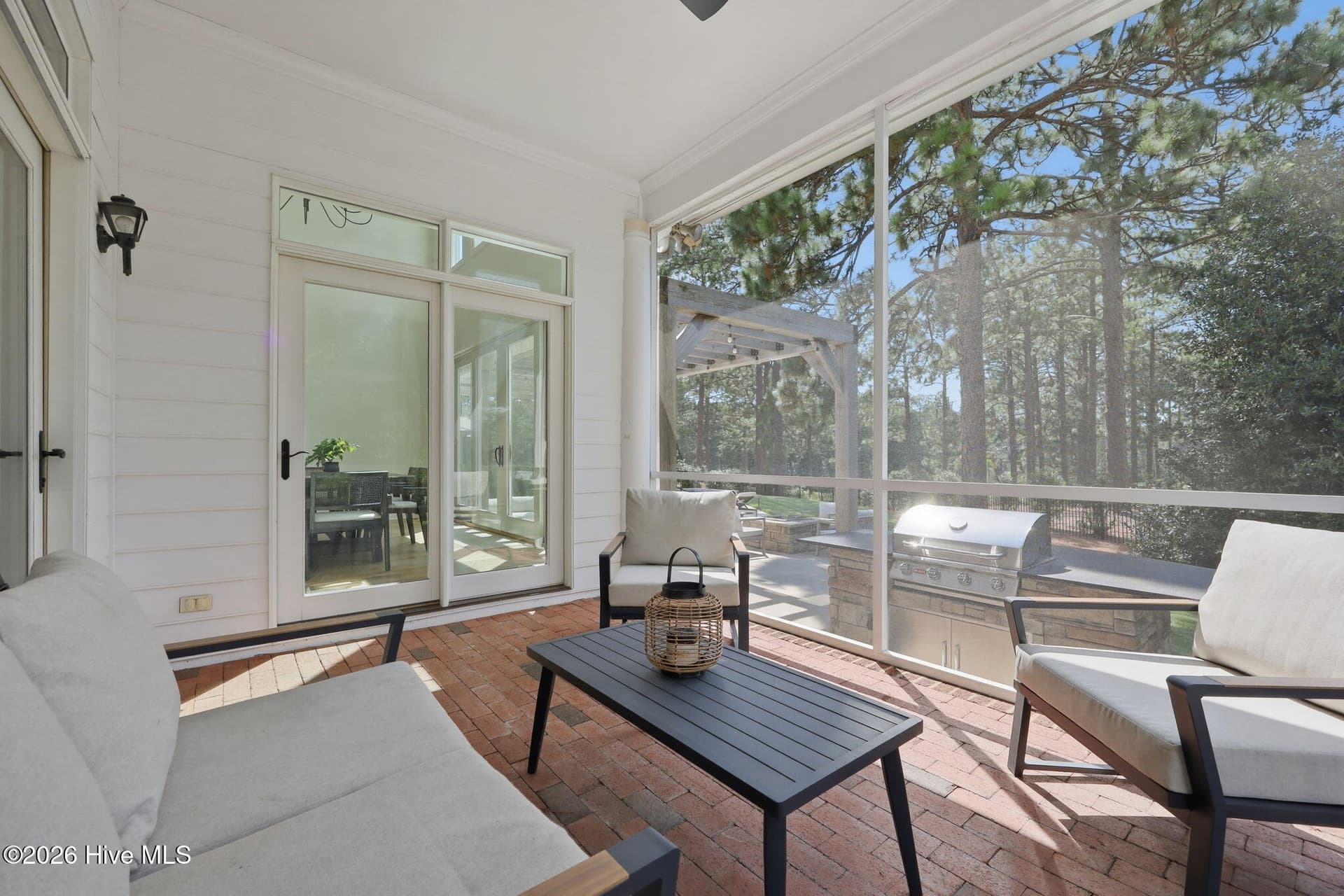Screened in rear porch - 102 Chesterfield Drive, Pinehurst, NC 28374