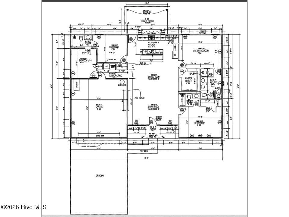 Floorplan - 1848 Oak Harbour Drive SW, Ocean Isle Beach, NC 28469