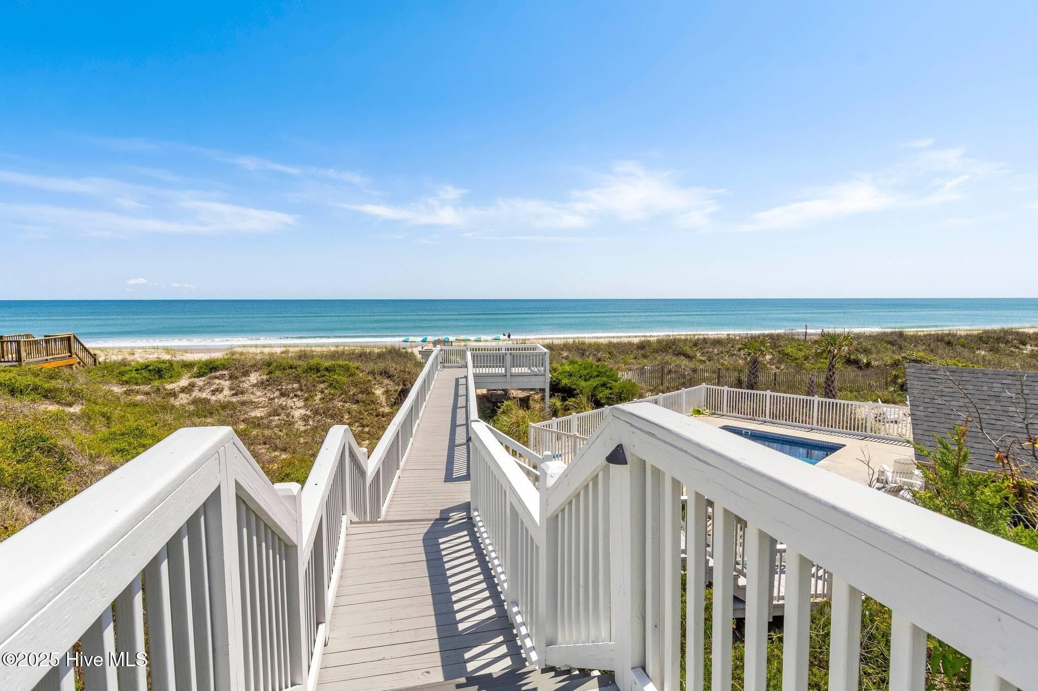 Walkway to House - 1829 Salter Path Road, Indian Beach, NC 28512