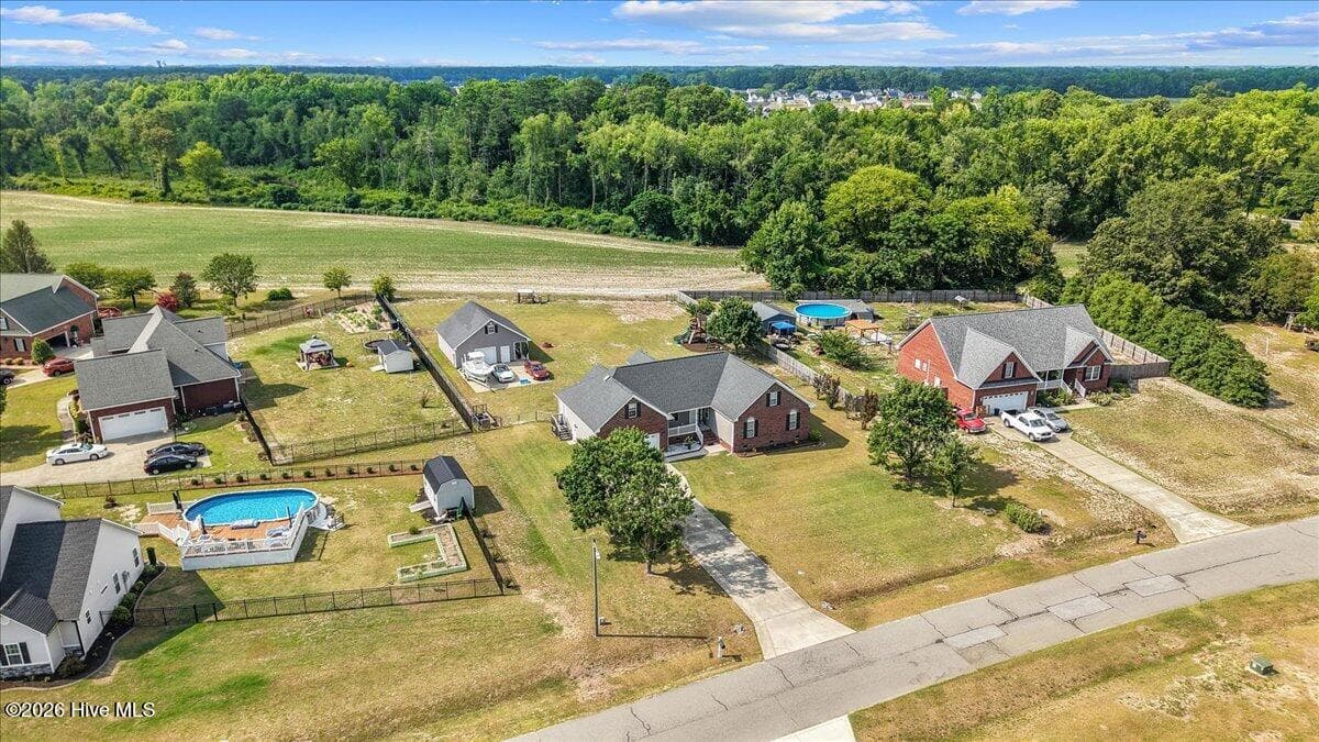 Side angle overhead - 105 Pointe Drive, La Grange, NC 28551