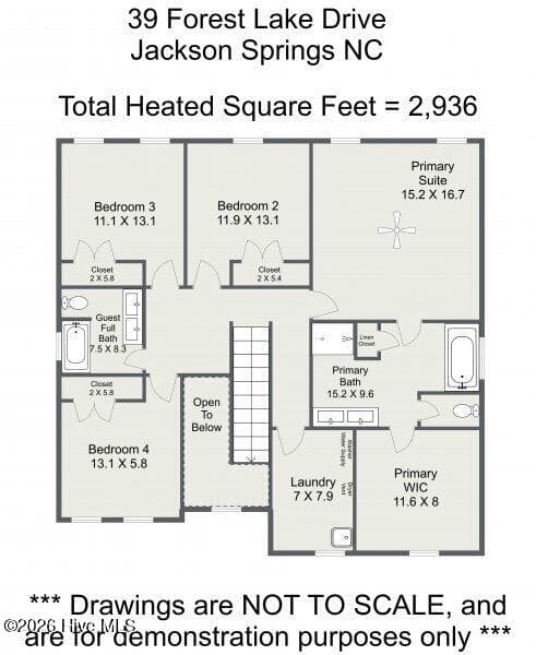 Second Floor - 39 Forest Lake Drive, Jackson Springs, NC 27281