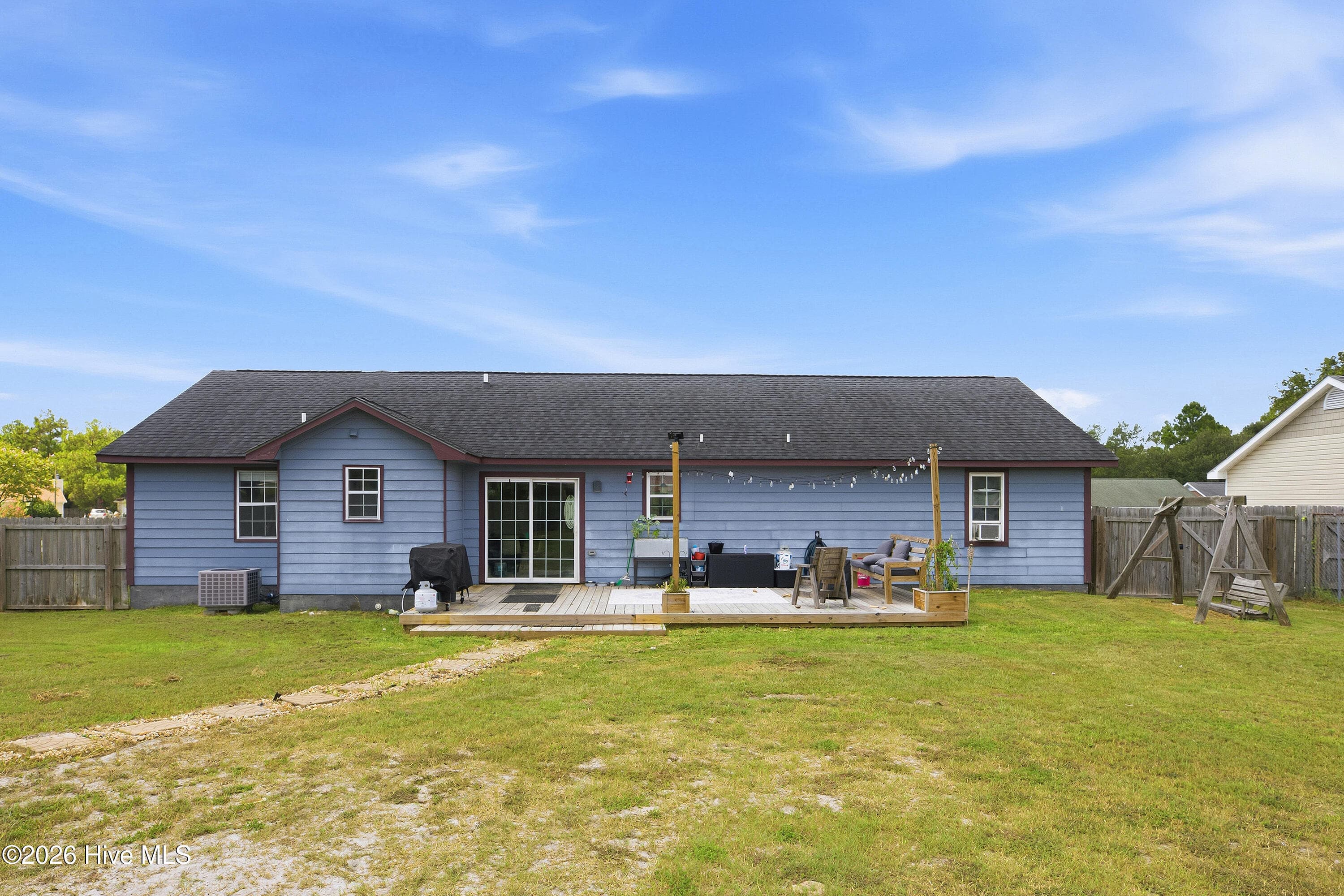 Back of house - 215 S Ginger Drive, Hubert, NC 28539