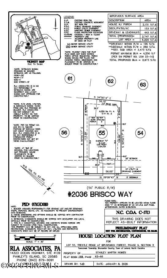 Single Family Residence at 2036 Brisco Way 55, Leland, NC 28451, photo 19 of 21