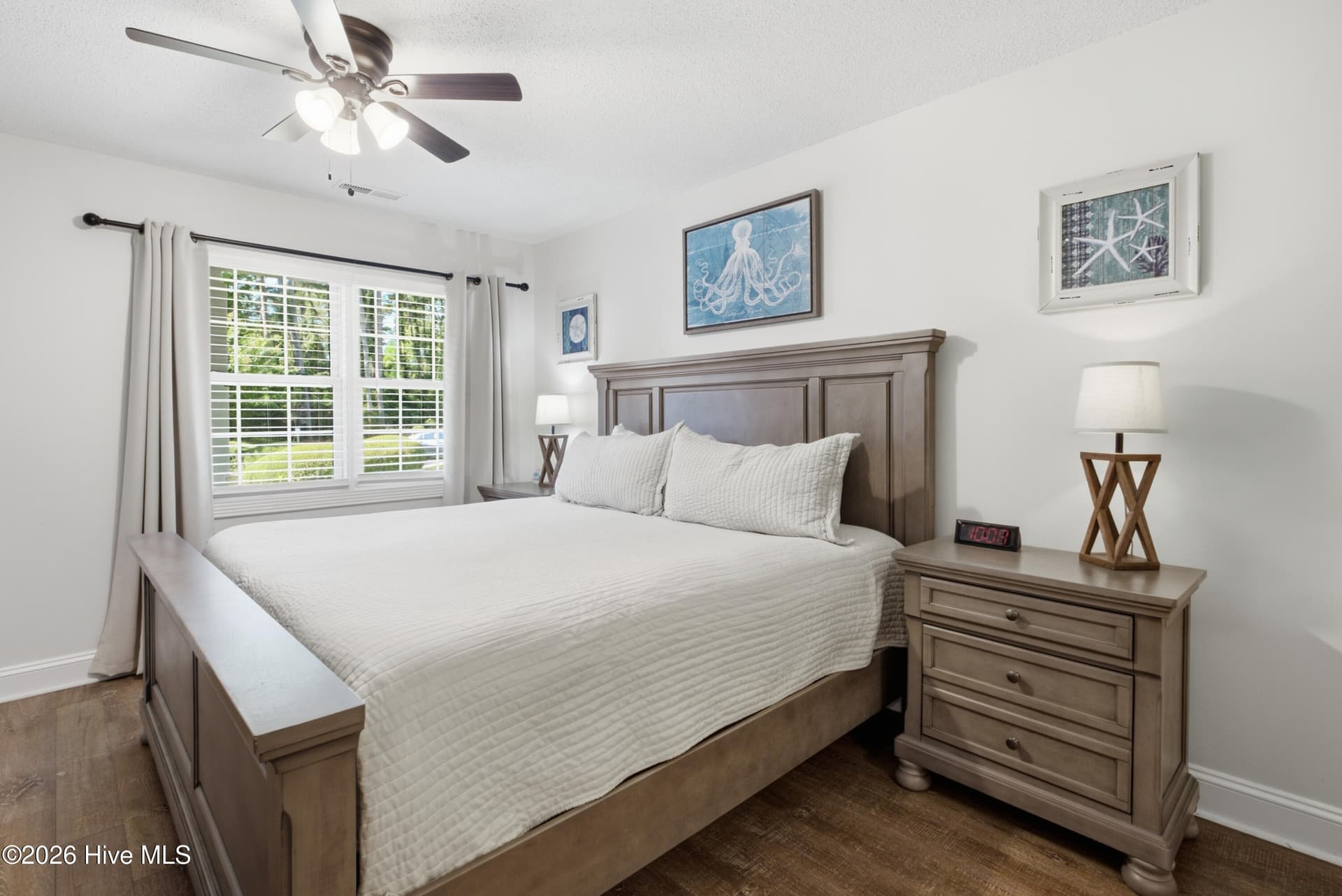 Spacious Primary Bedroom fully furnished - 908 Resort Circle Unit 203, Sunset Beach, NC 28468