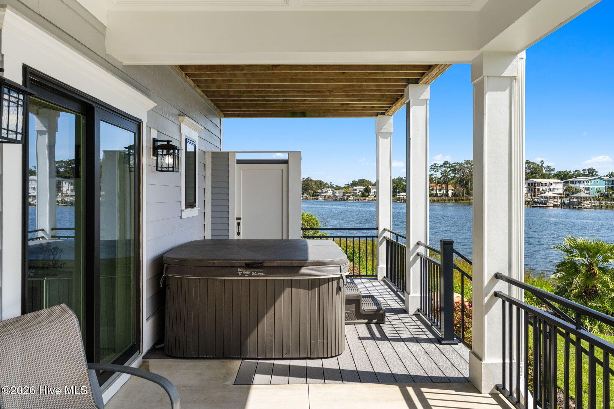 Lower deck has spectacular views of the ICW - 2775 Long Bay Drive SE, Southport, NC 28461
