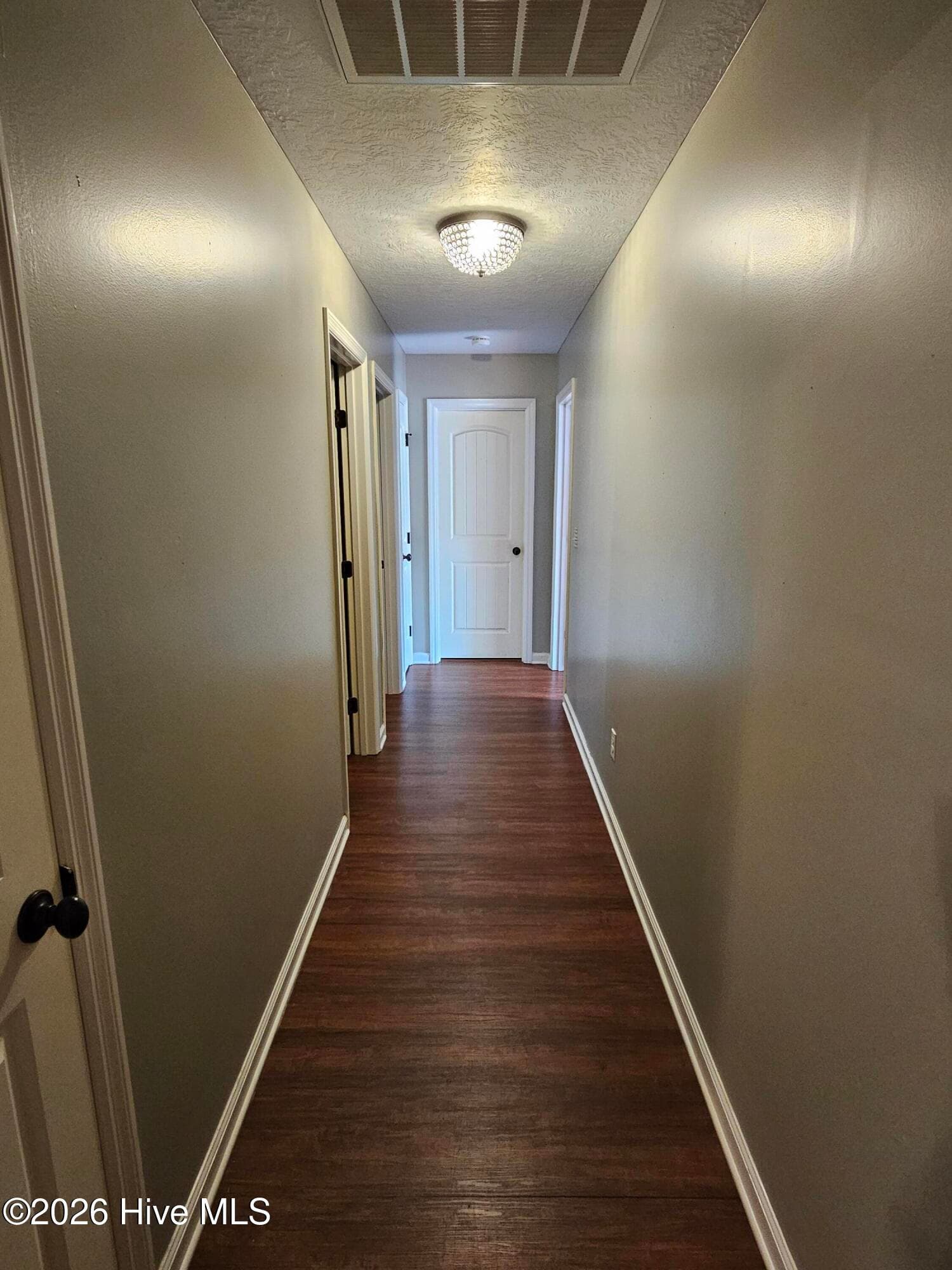 Hallway to 3 bedrooms and Full bathroom - 115 Kim Court, Blythe, GA 30805