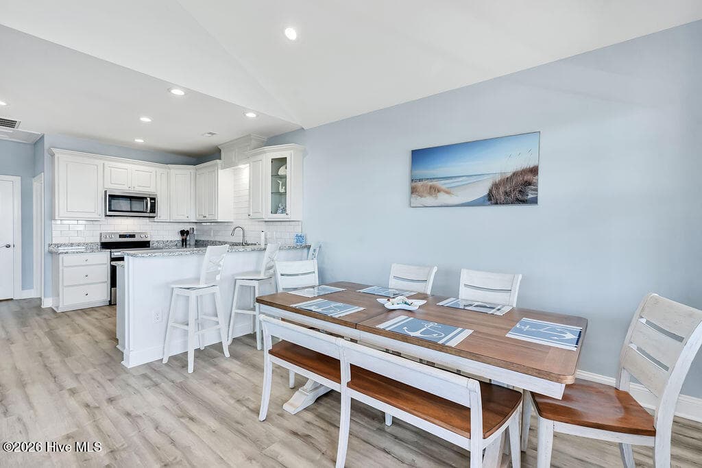 Dining and kitchen view - 246 Grandview Drive, Sneads Ferry, NC 28460