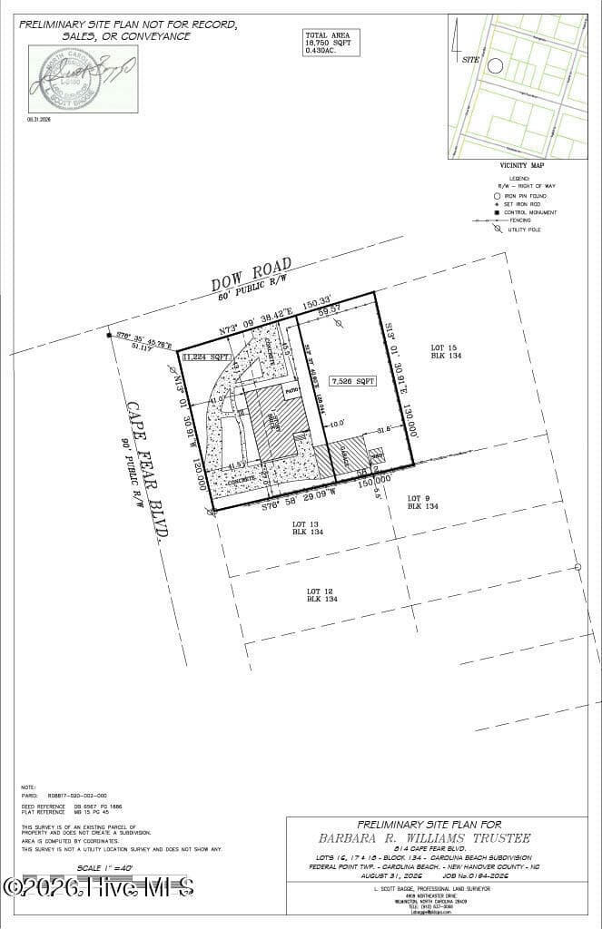 Single Family Residence at 814 Cape Fear Boulevard, Carolina Beach, NC 28428, photo 3 of 78