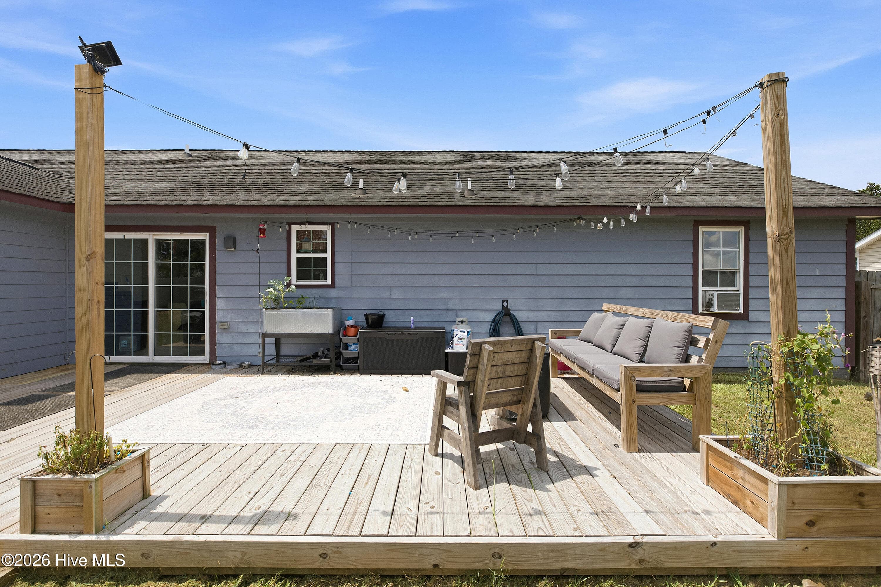 Large Back Deck - 215 S Ginger Drive, Hubert, NC 28539