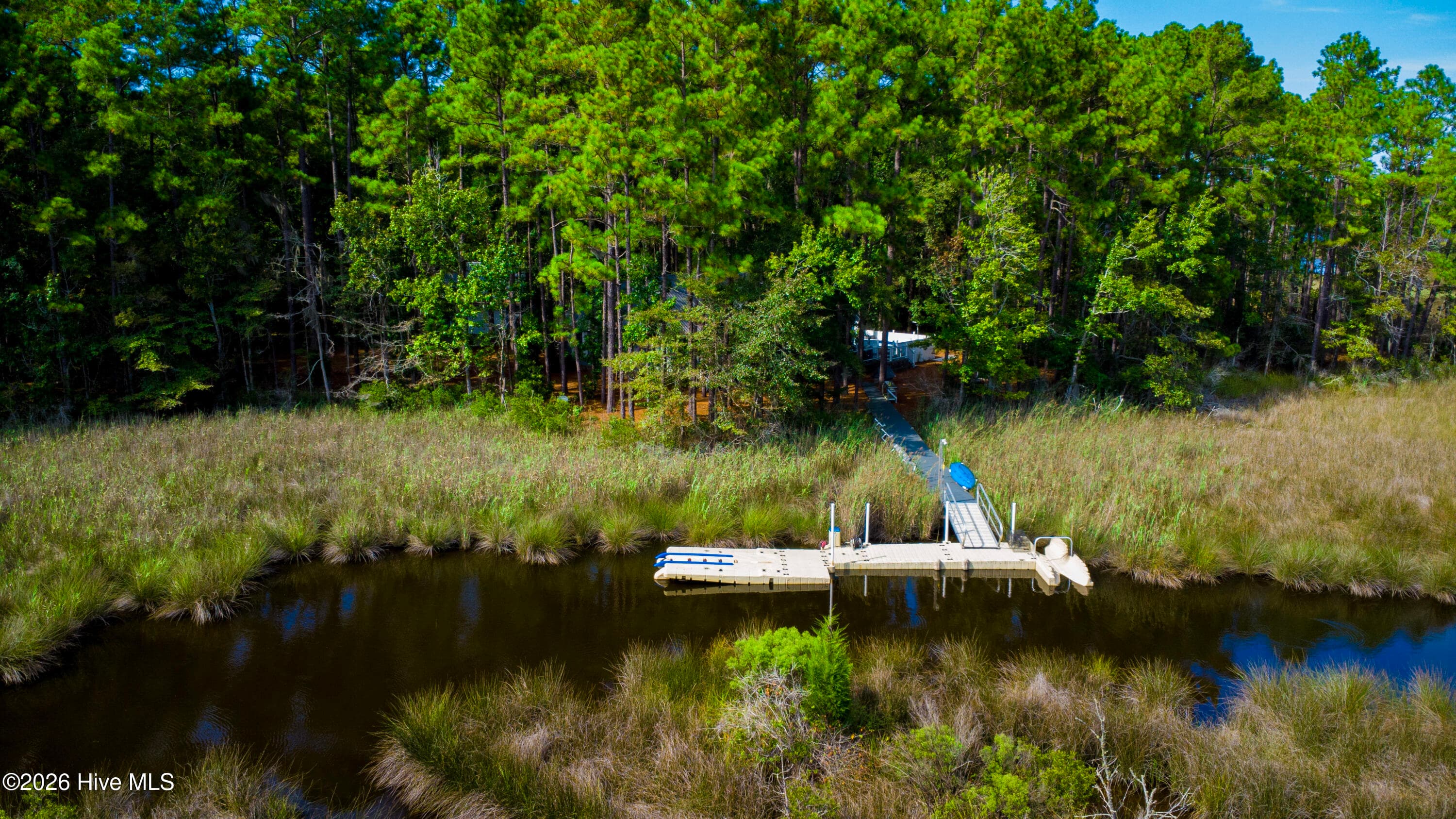 Aerial View - 106 Windlass Way, Aurora, NC 27806