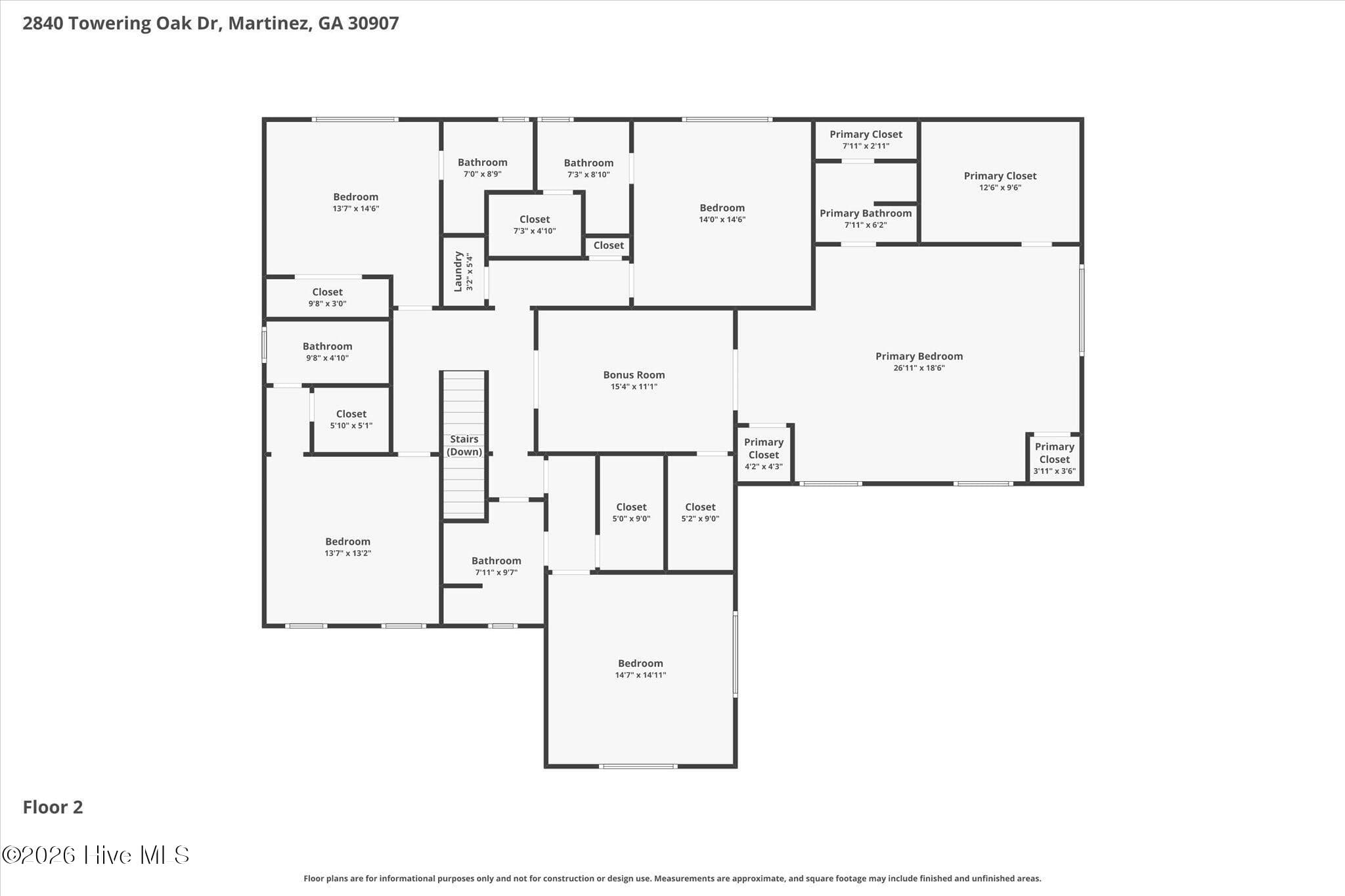 Single Family Residence at 2840 Towering Oak Drive, Martinez, GA 30907, photo 60 of 60