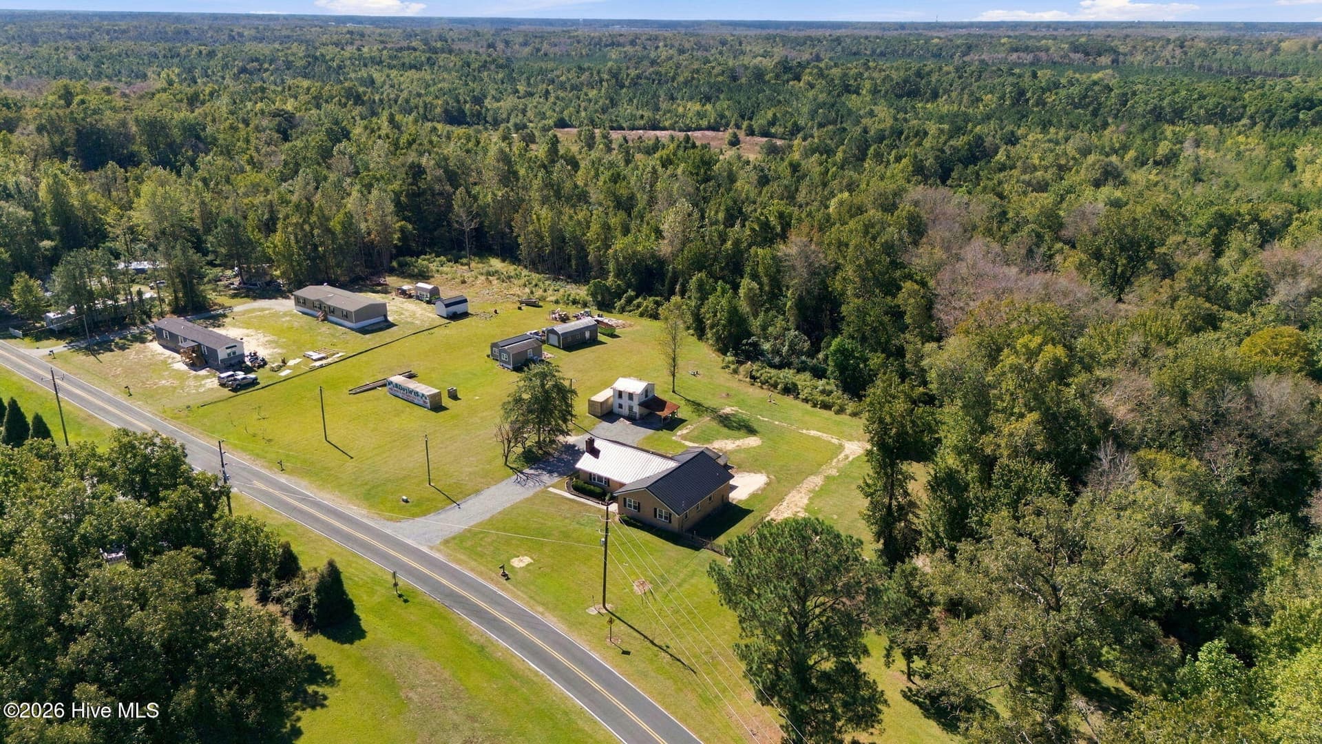 view from antioch rd - 1405 Antioch Road, New Bern, NC 28560