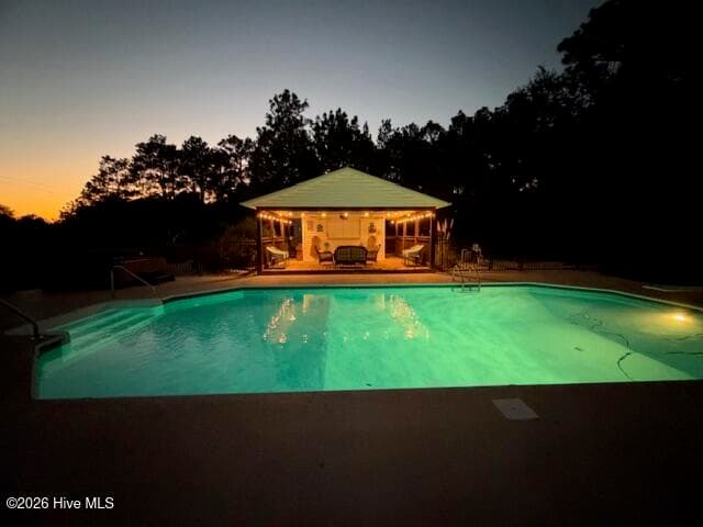 Pool in the Evening - 138 Trestle Street, Hamlet, NC 28345