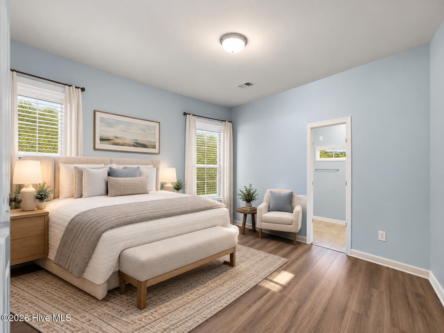 Virtually Staged Bedroom - 537 Bonham Avenue, Wilmington, NC 28403