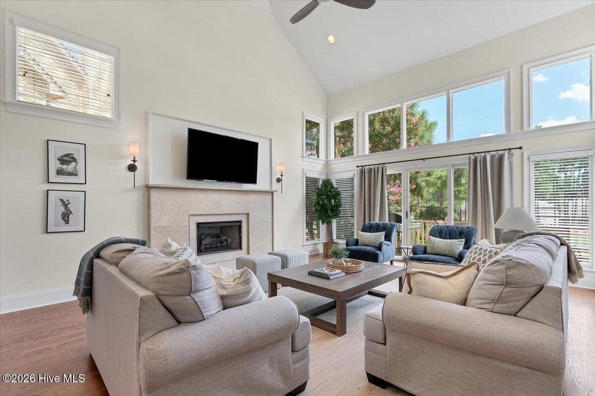 Cozy gas fireplace for winter nights! - 150 Cochrane Castle Circle, Pinehurst, NC 28374