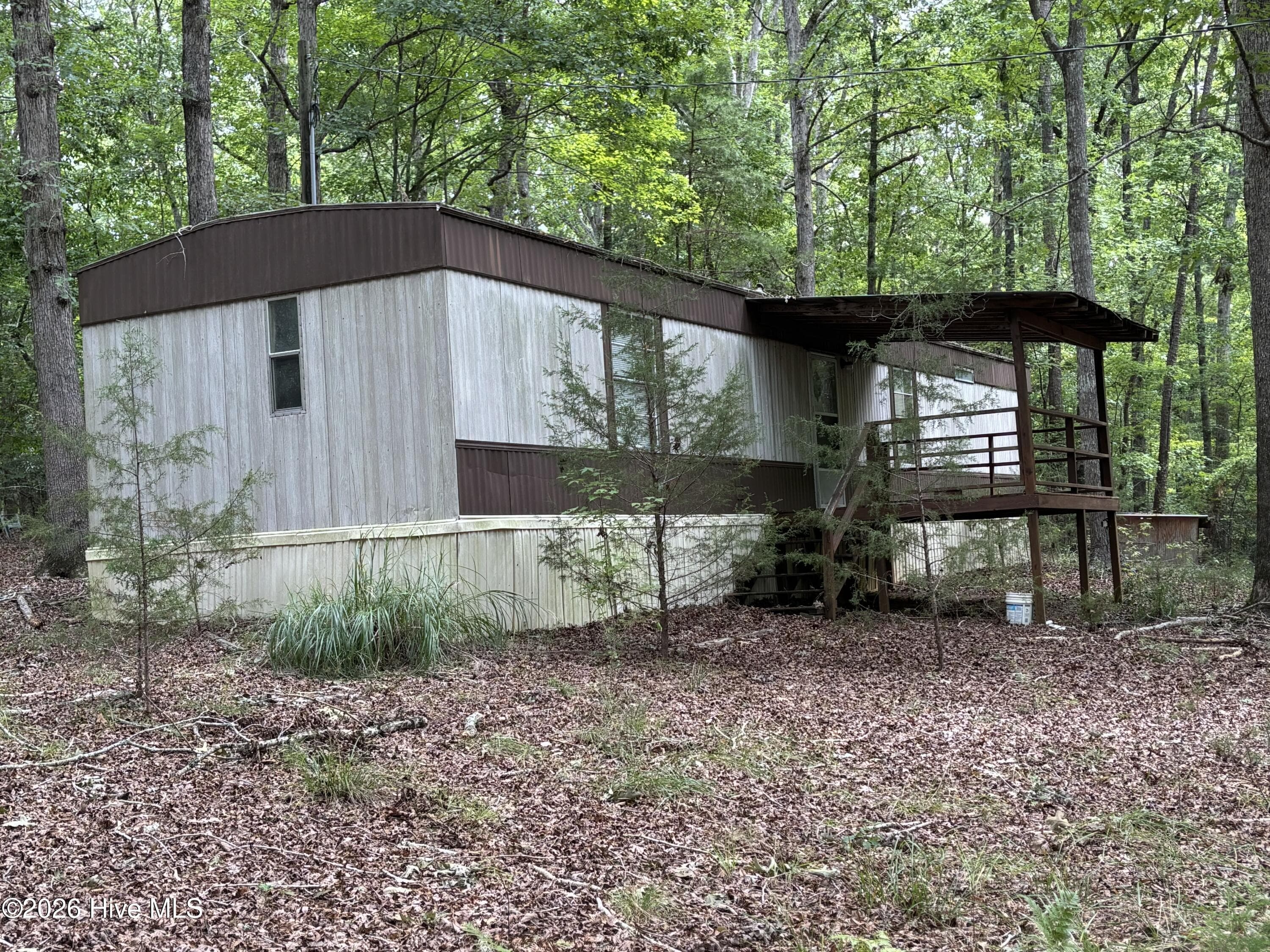Front Mobile Home on property, (not habitable) - 236 Sugar Loaf Drive, Troy, NC 27371