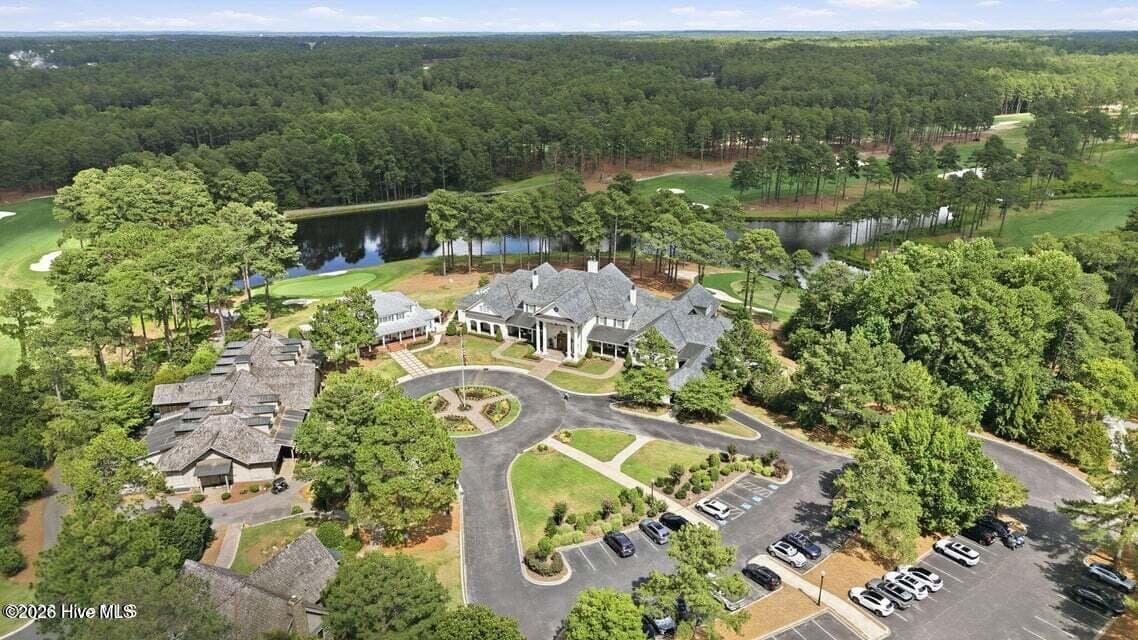 Aerial Clubhouse View - 102 Chesterfield Drive, Pinehurst, NC 28374