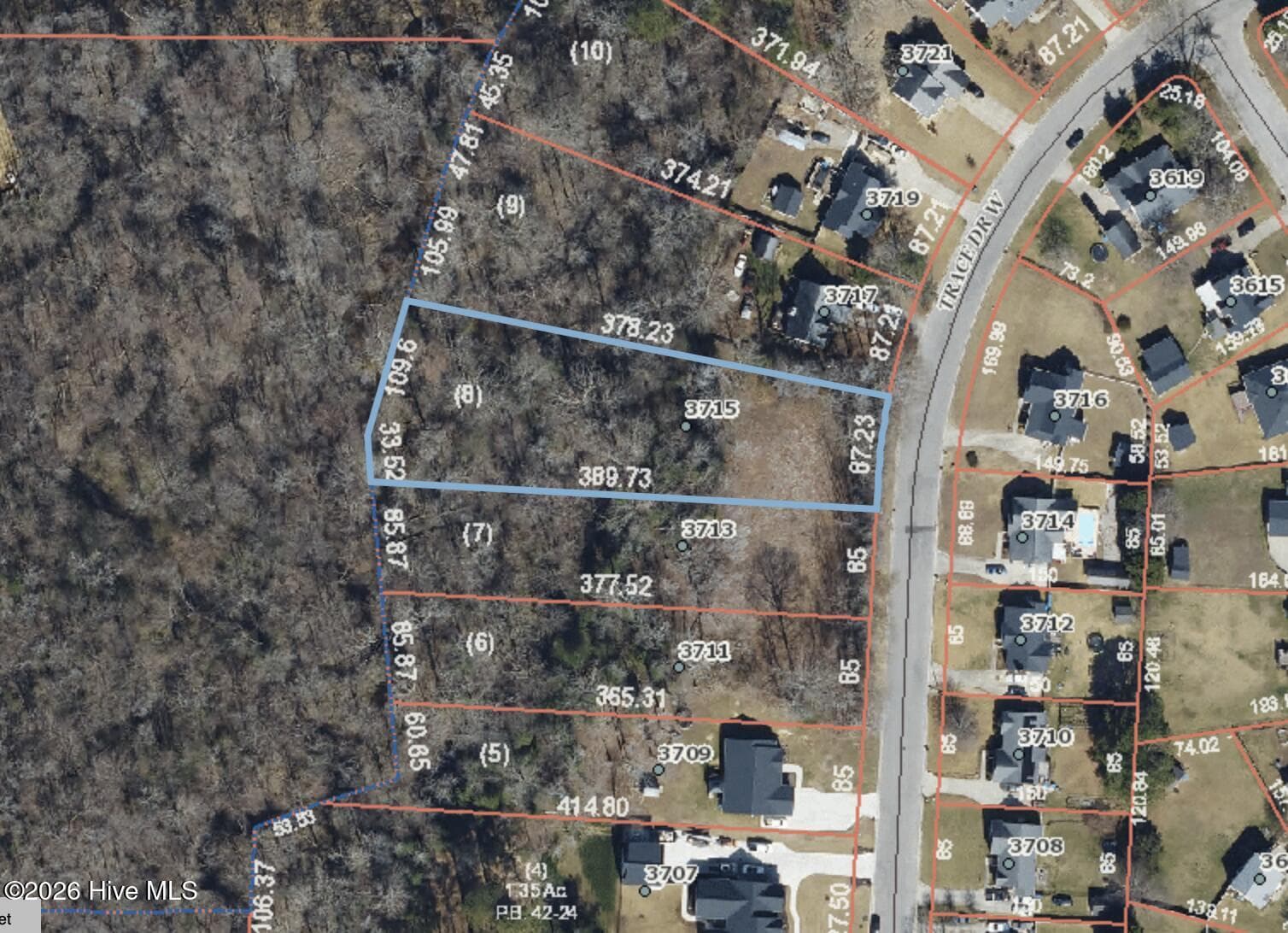 Residential Lot at 3715 8 Trace Drive W, Wilson, NC 27893, photo 2 of 4