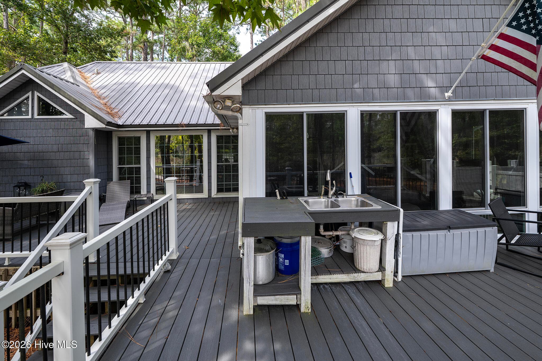 Back Deck - 106 Windlass Way, Aurora, NC 27806