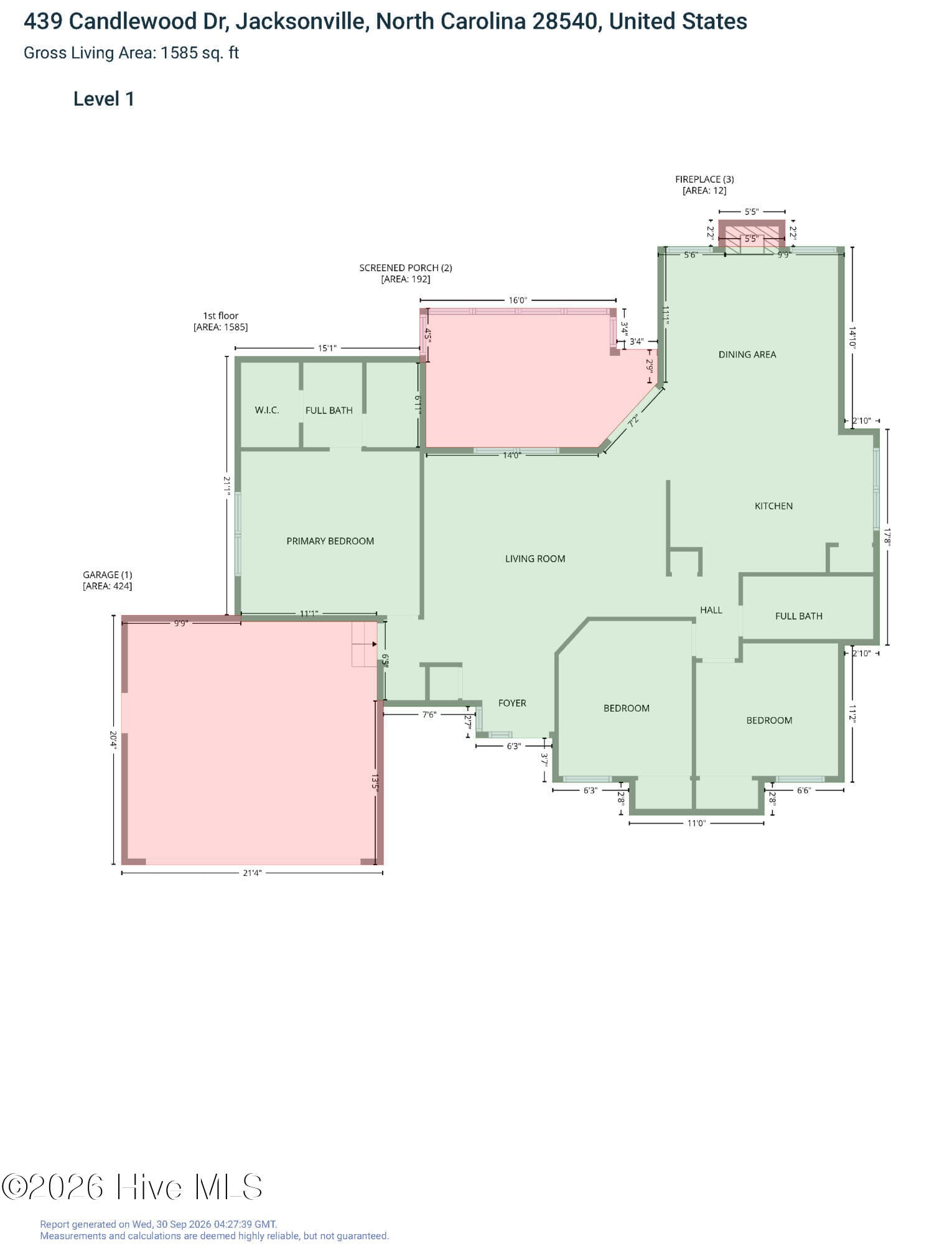 Single Family Residence at 439 Candlewood Drive, Jacksonville, NC 28540, photo 42 of 42