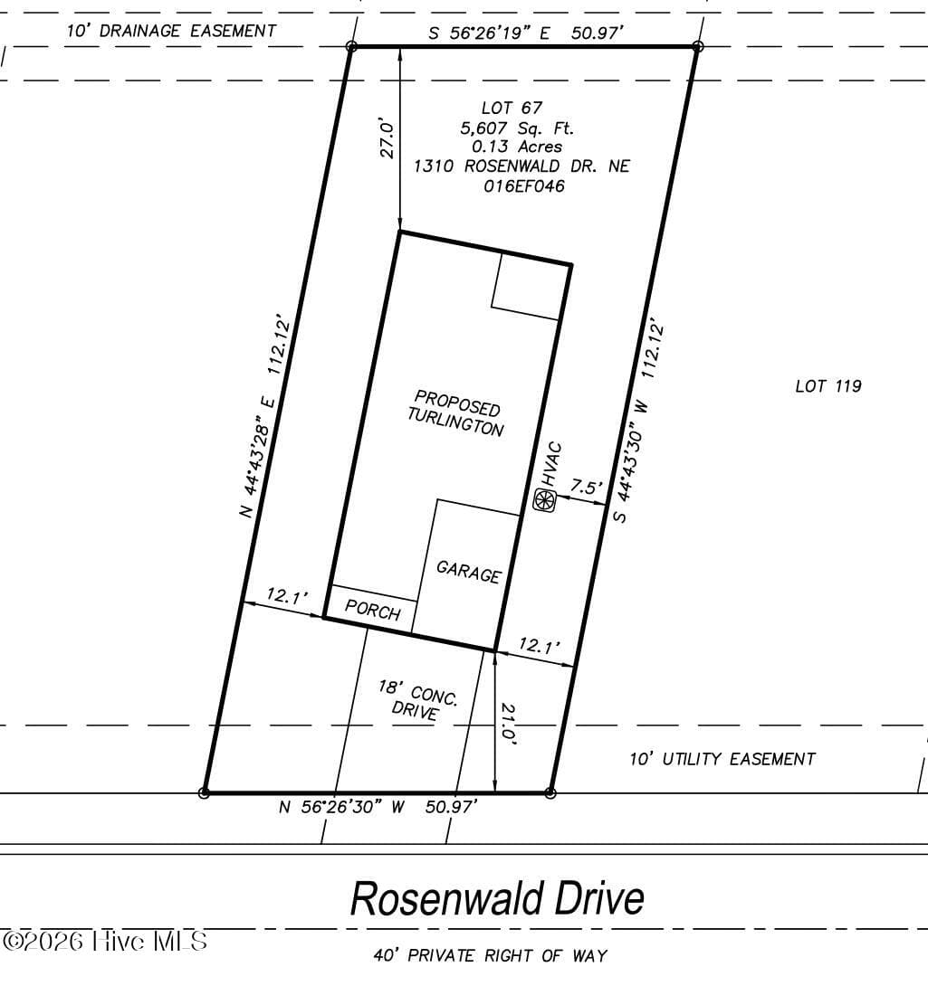 Single Family Residence at 1310 Rosenwald Drive NE Lot #67, Leland, NC 28451, photo 17 of 17