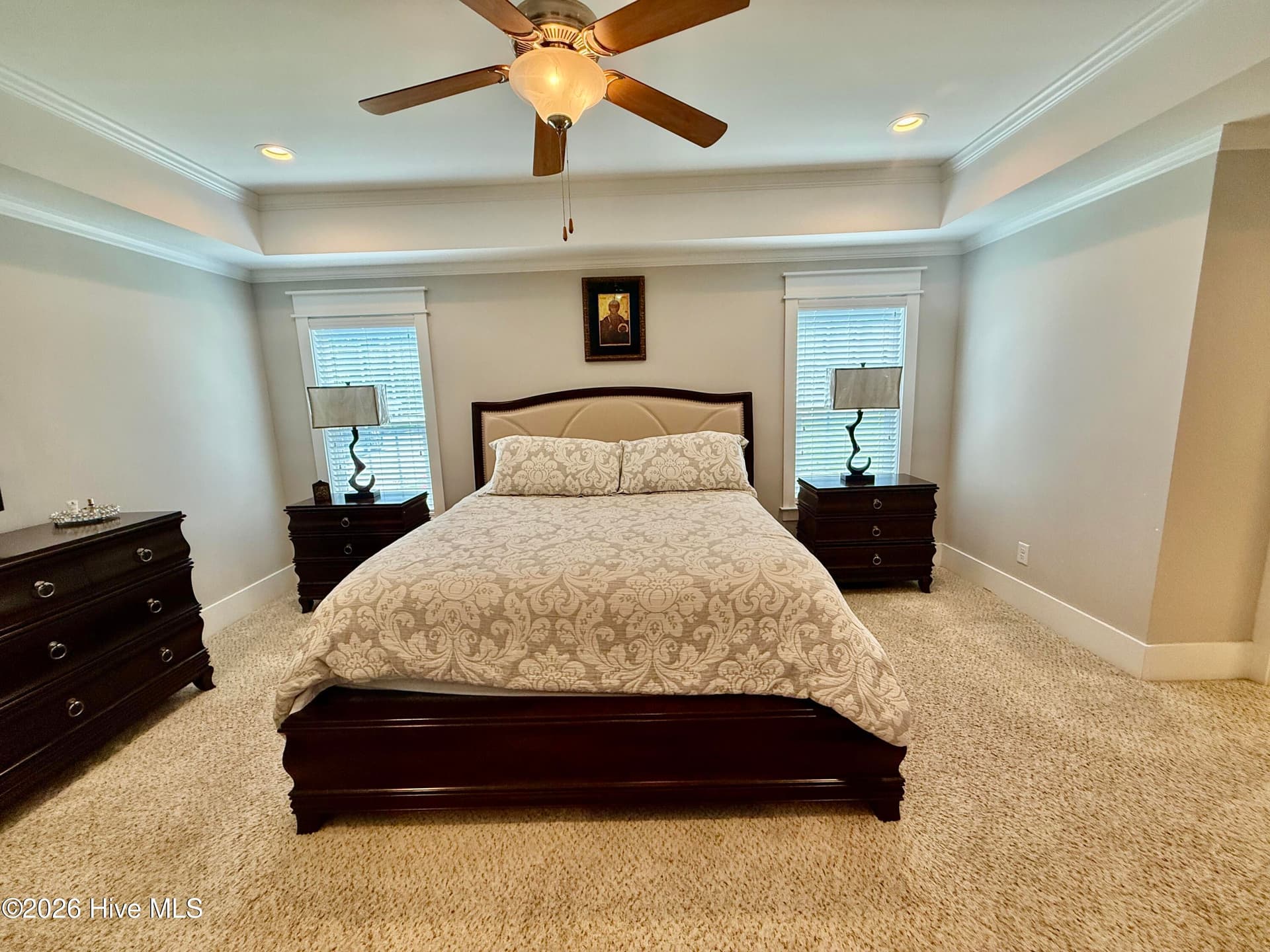 Primary Bedroom on first floor - 24 Banning Drive, Whispering Pines, NC 28327